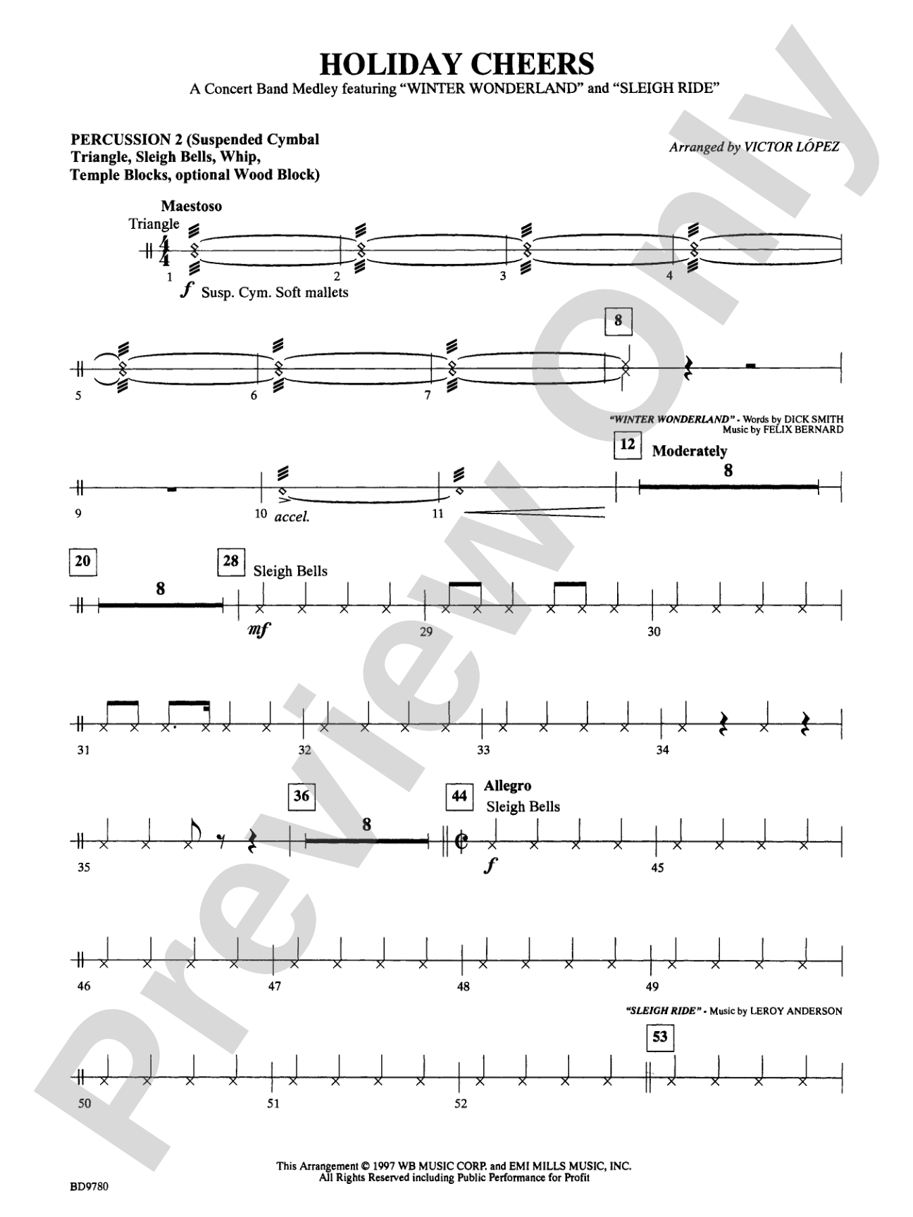 Holiday Cheers: 2nd Percussion