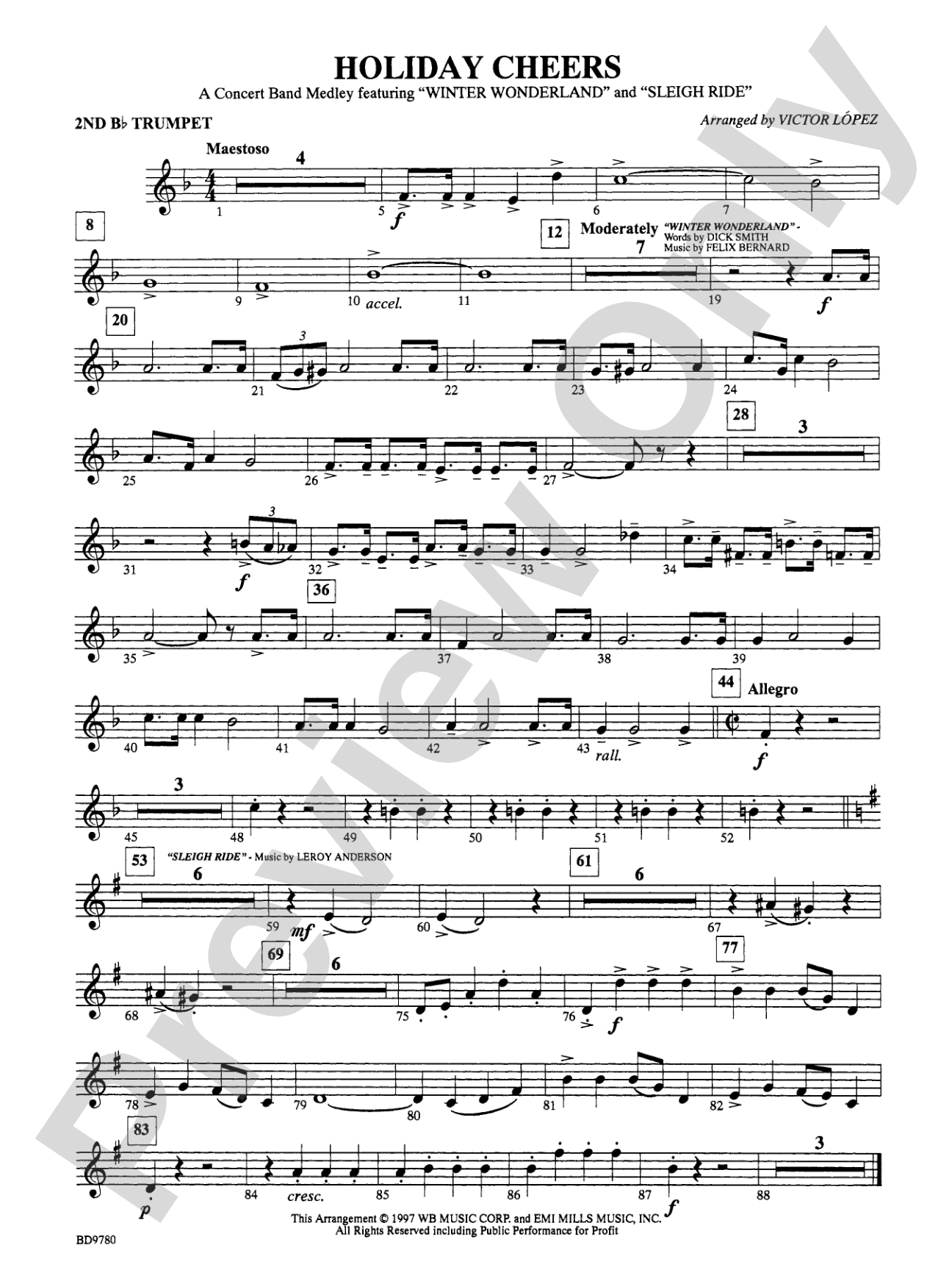 Holiday Cheers: 2nd B-flat Trumpet