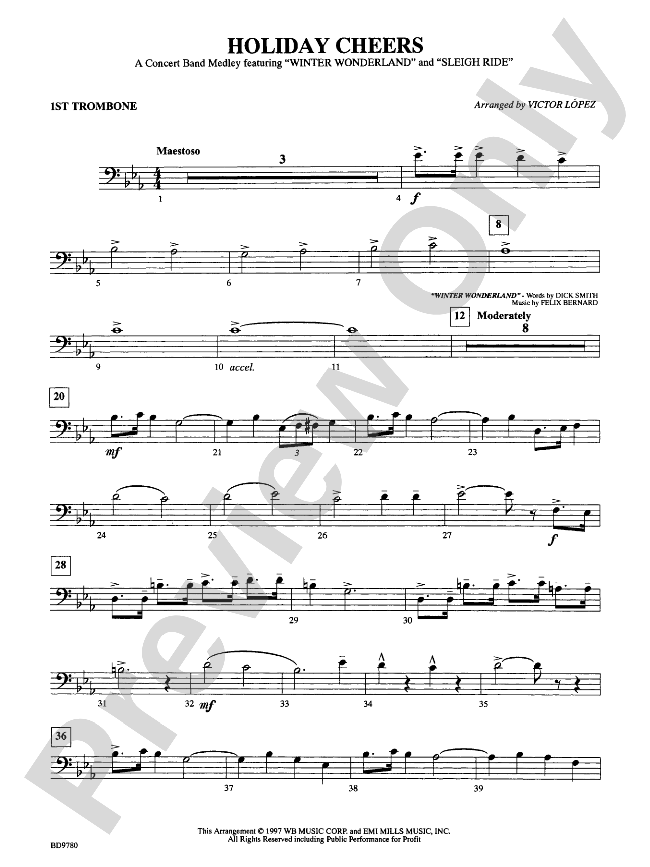 Holiday Cheers: 1st Trombone