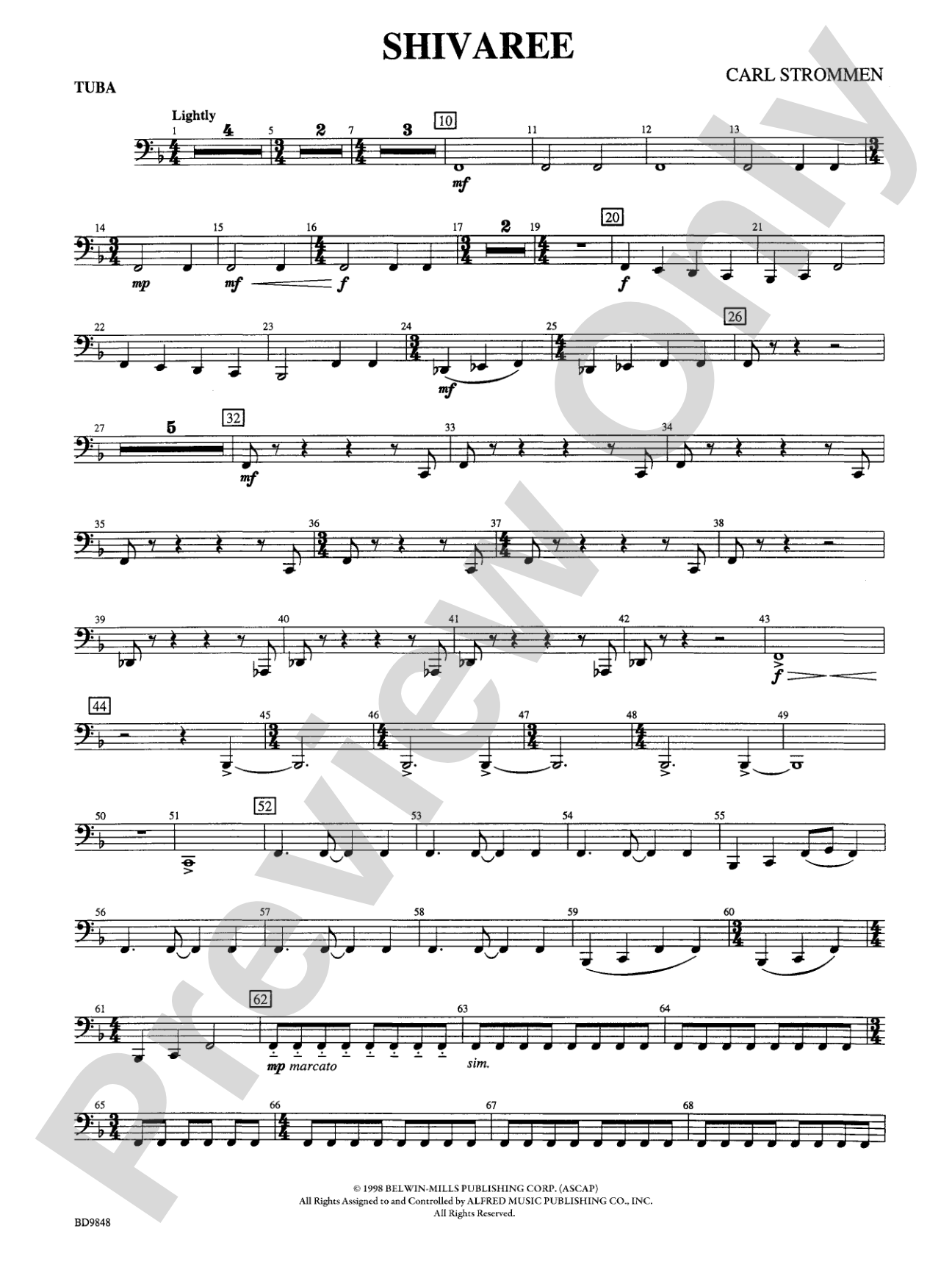 Shivaree: Tuba