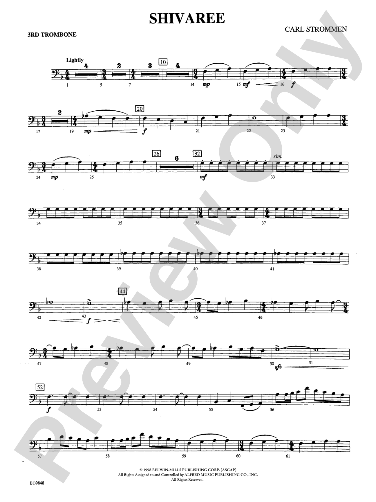 Shivaree: 3rd Trombone