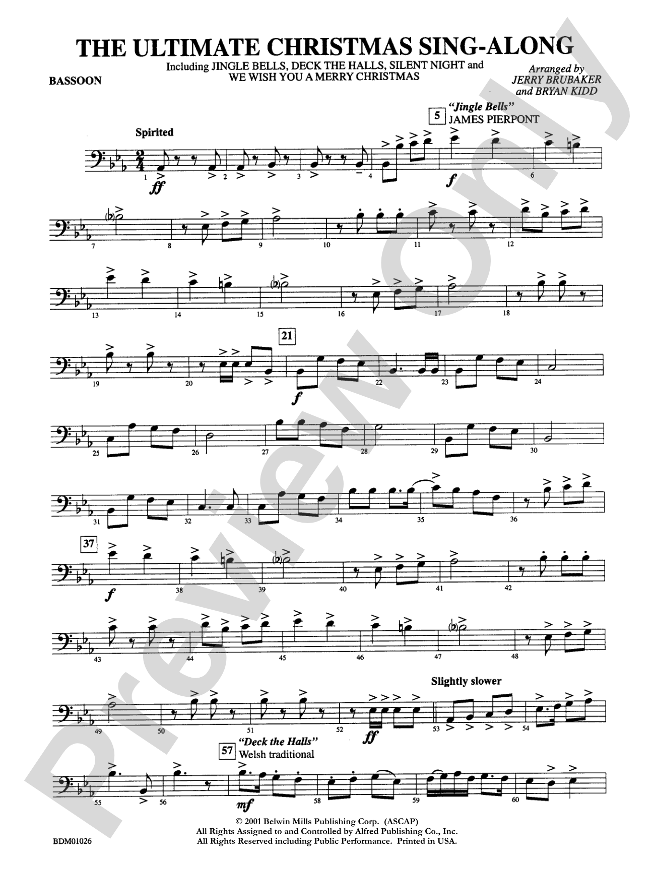 The Ultimate Christmas Sing-Along: Bassoon