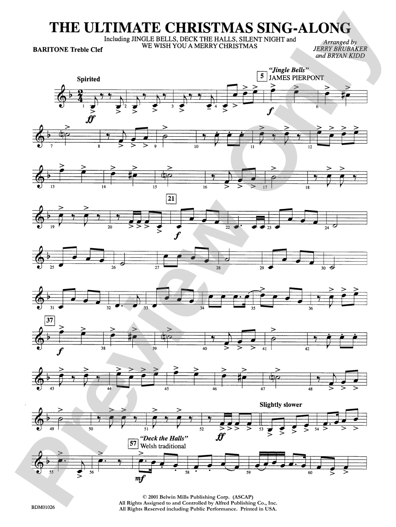 The Ultimate Christmas Sing-Along: Baritone T.C.