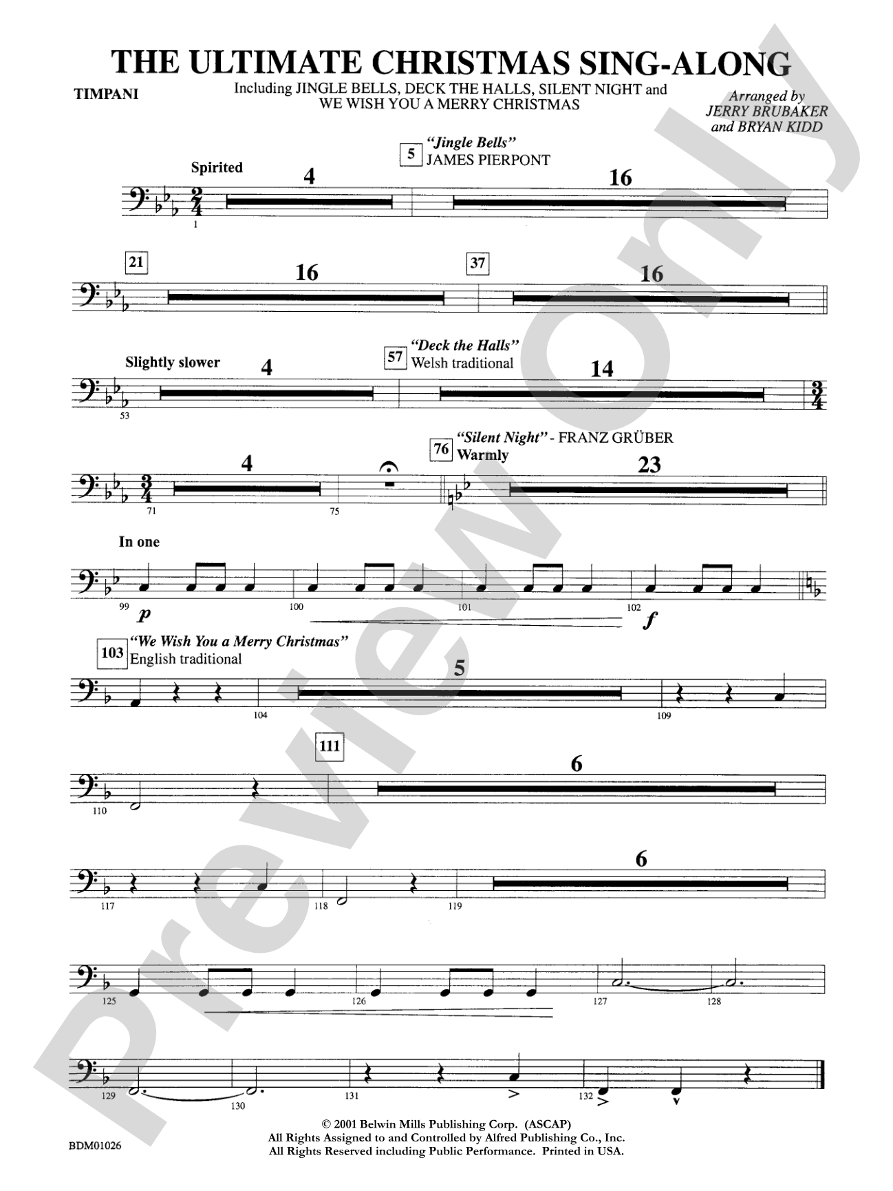 The Ultimate Christmas Sing-Along: Timpani