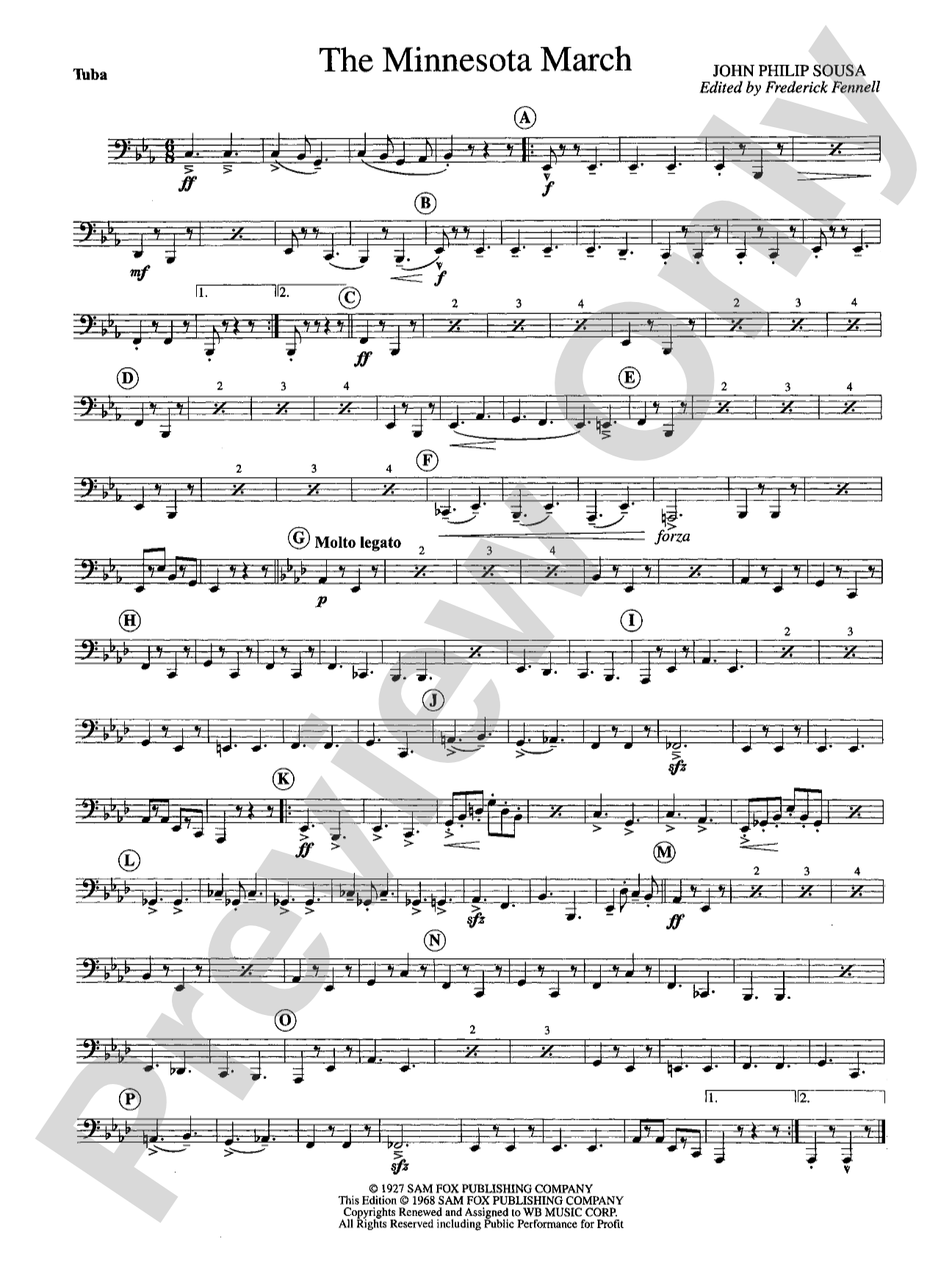 The Minnesota March: Tuba