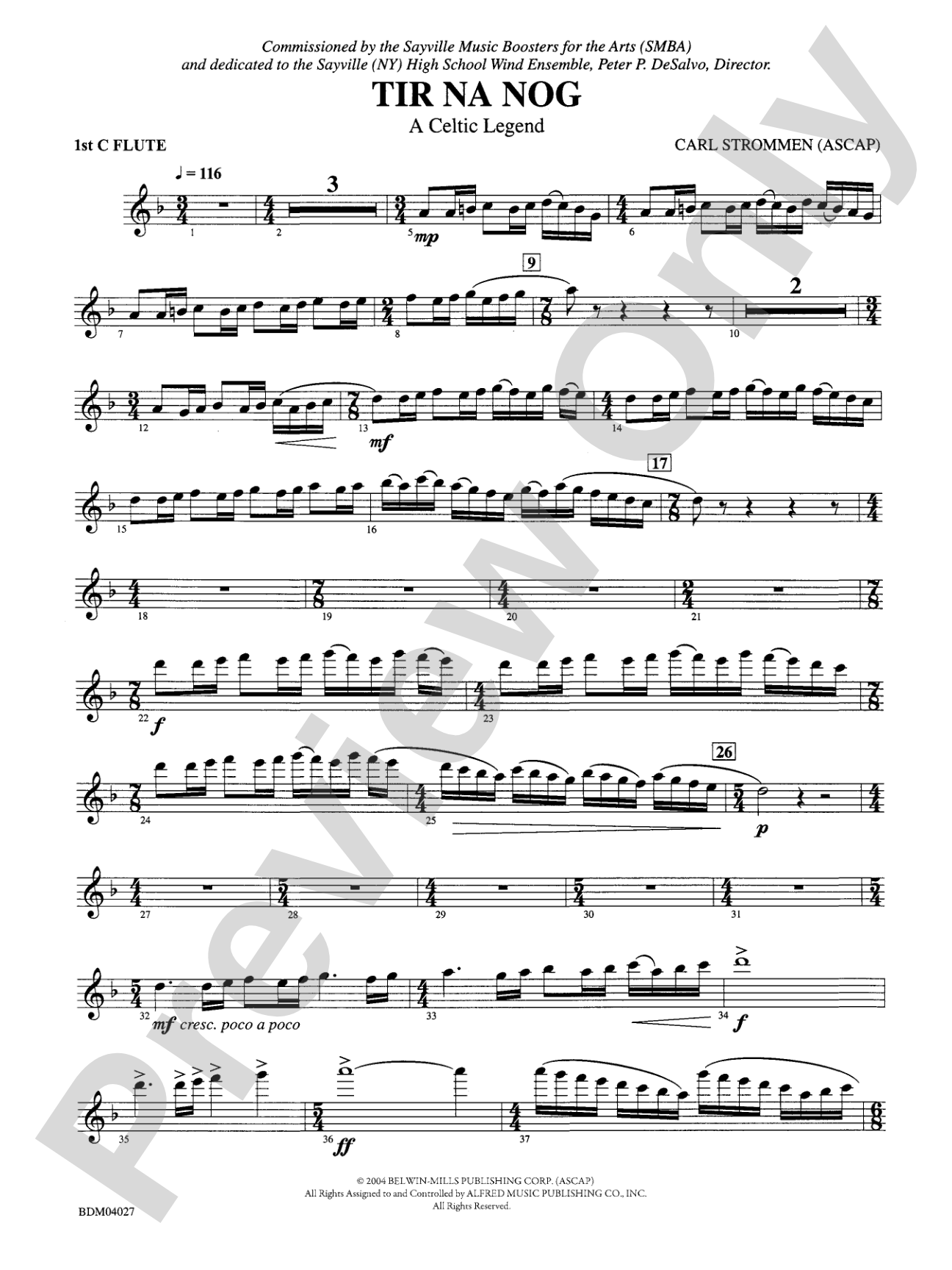 Tir Na Nog (A Celtic Legend): Flute