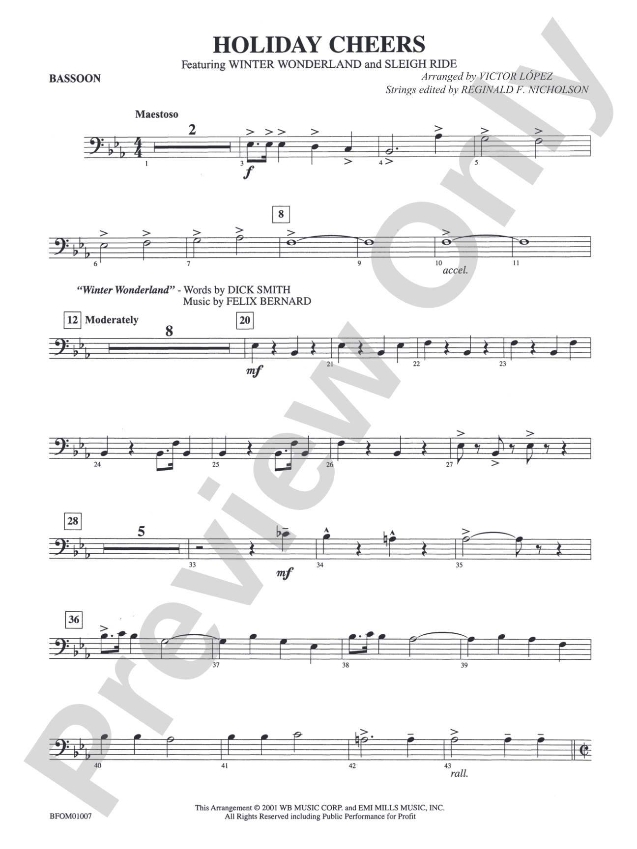 Holiday Cheers: Bassoon