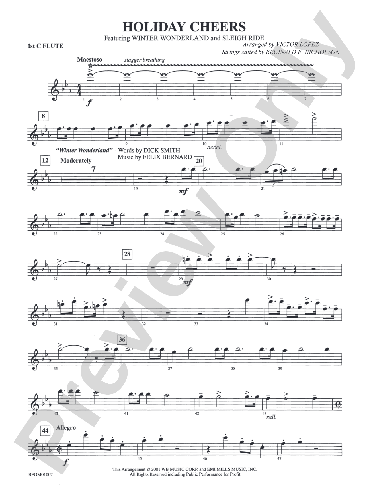 Holiday Cheers: Flute