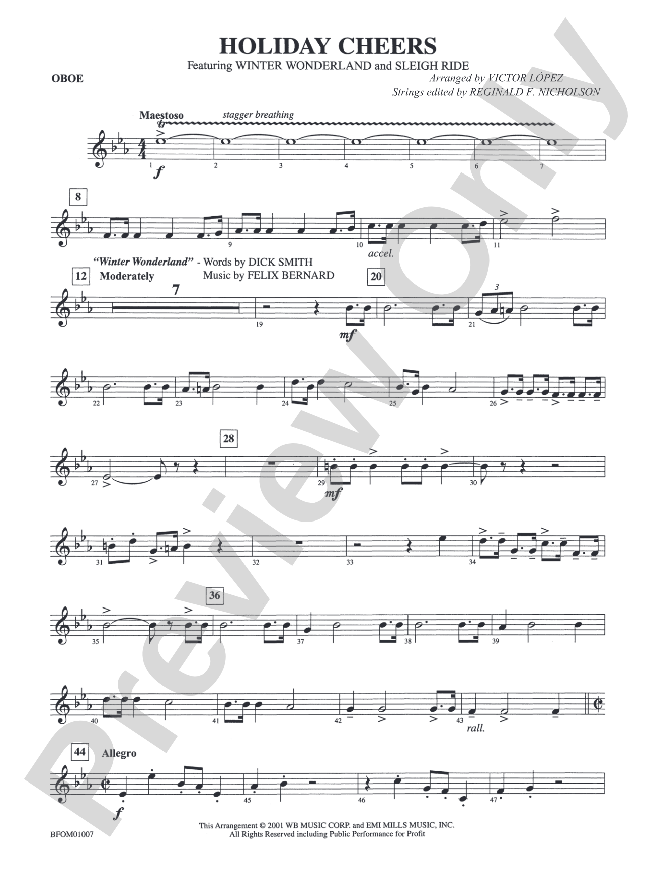 Holiday Cheers: Oboe