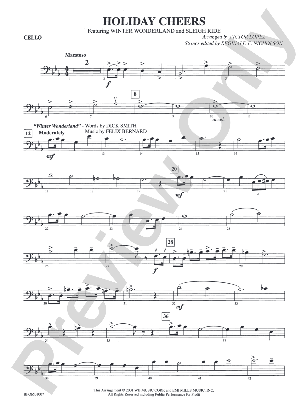 Holiday Cheers: Cello