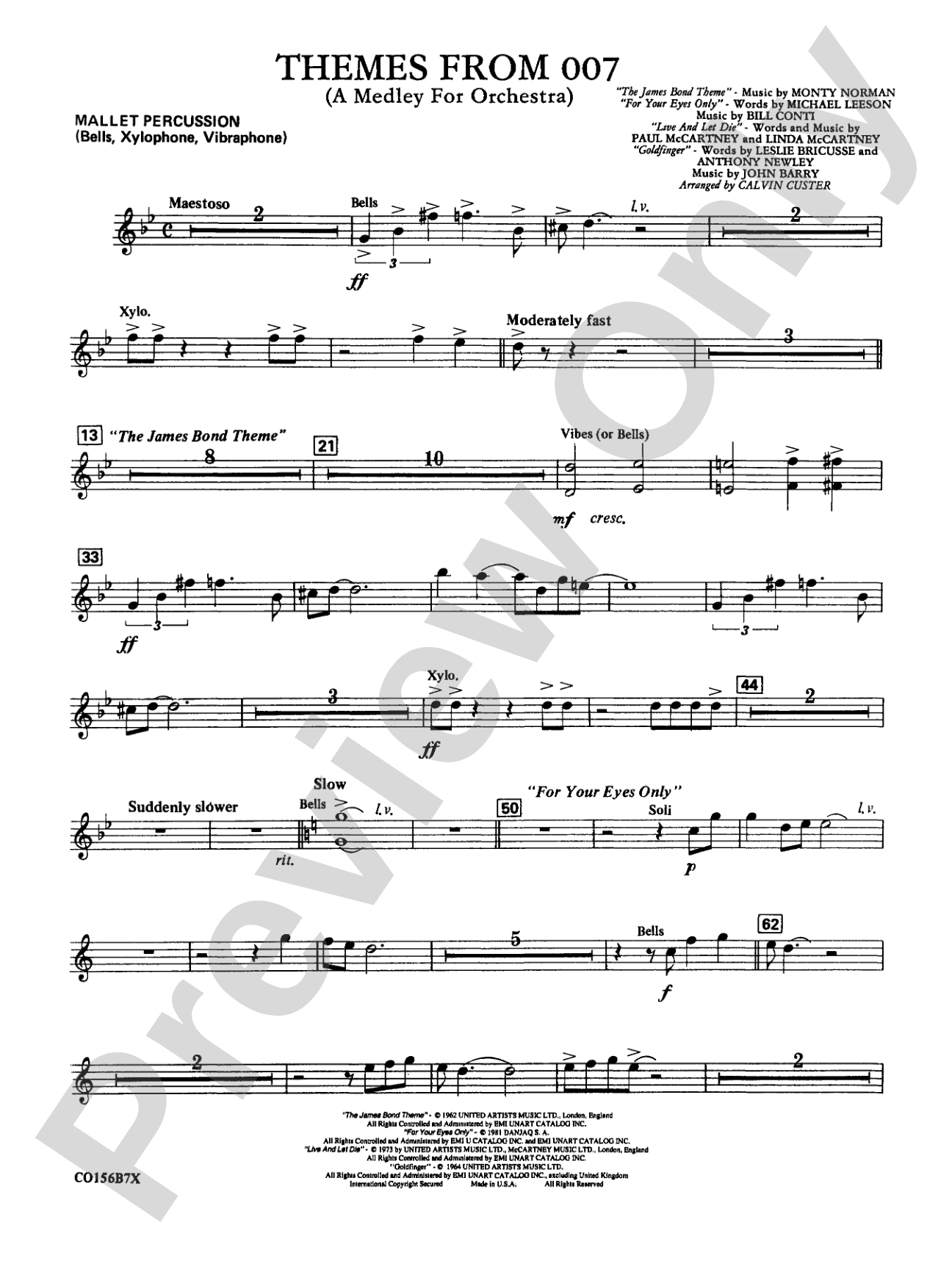 Themes from 007: Mallets