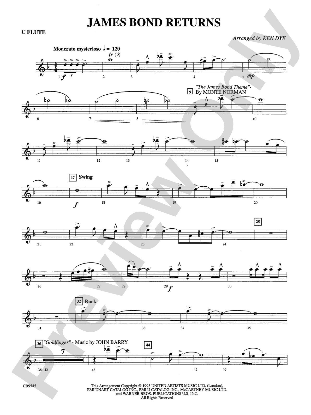 James Bond Returns: Flute