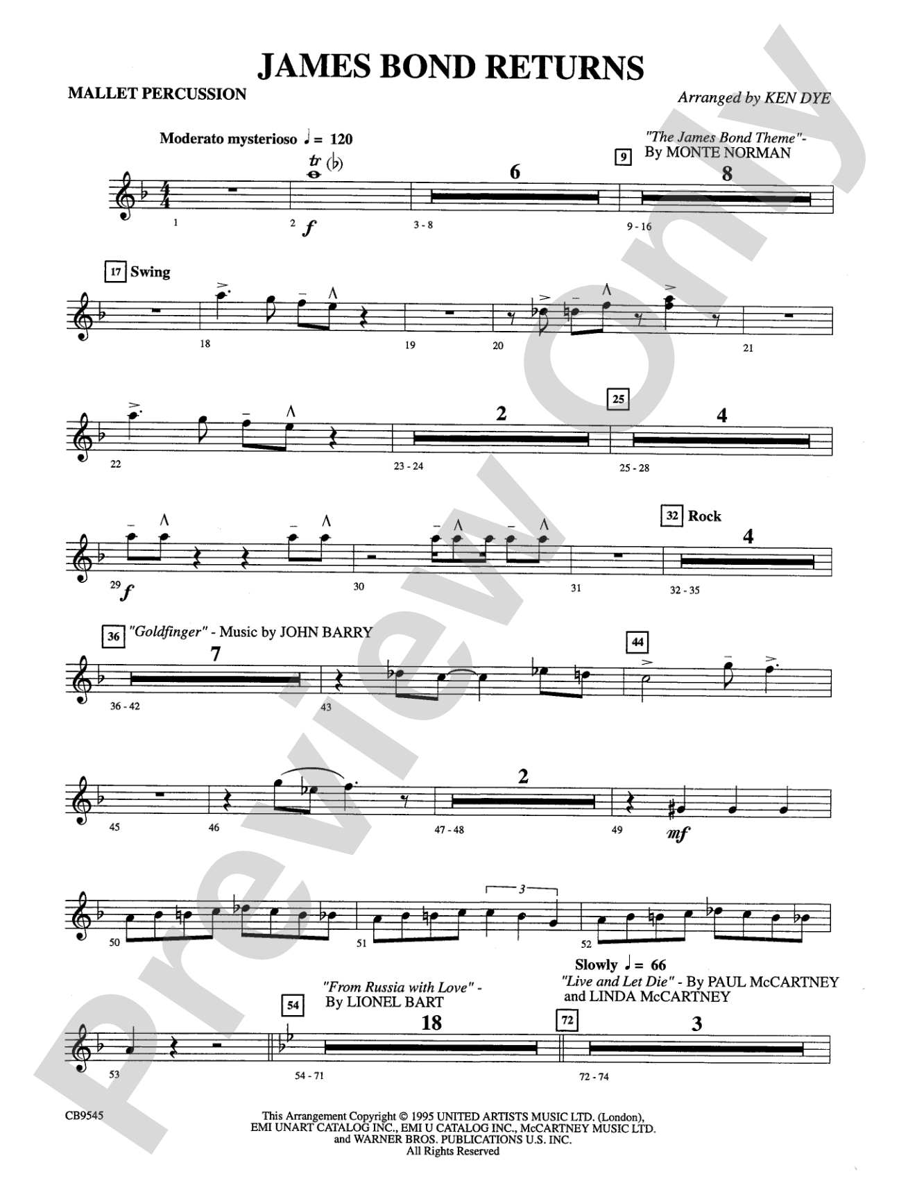 James Bond Returns: Mallets