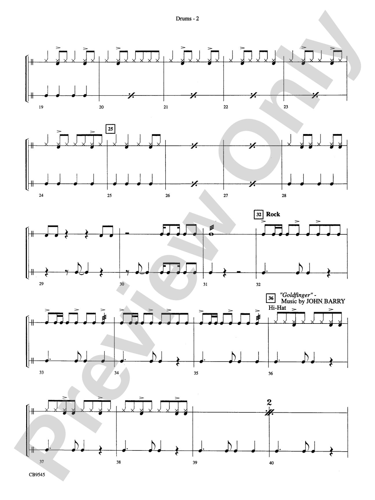 James Bond Returns: Snare Drum