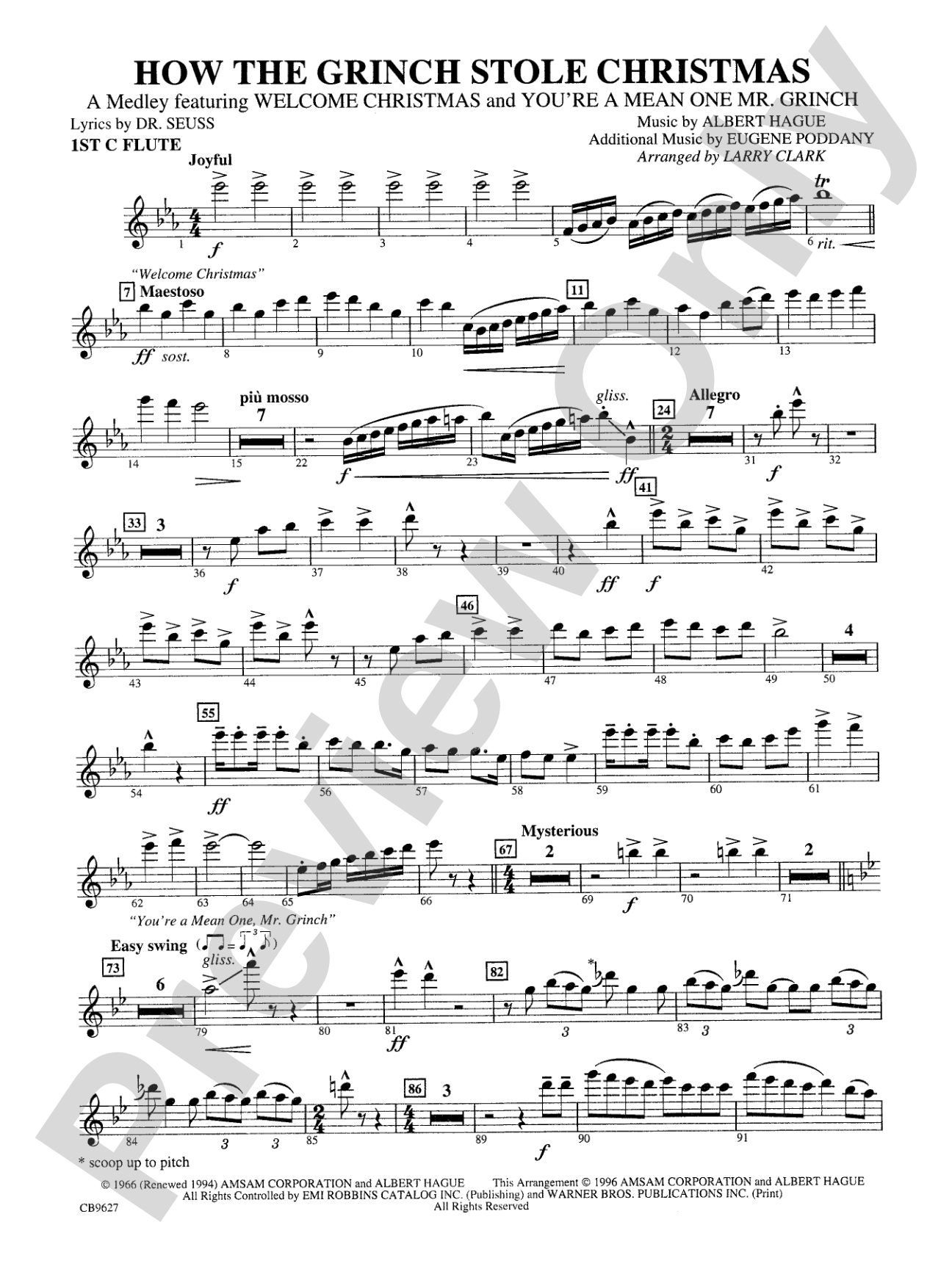 How the Grinch Stole Christmas: Flute