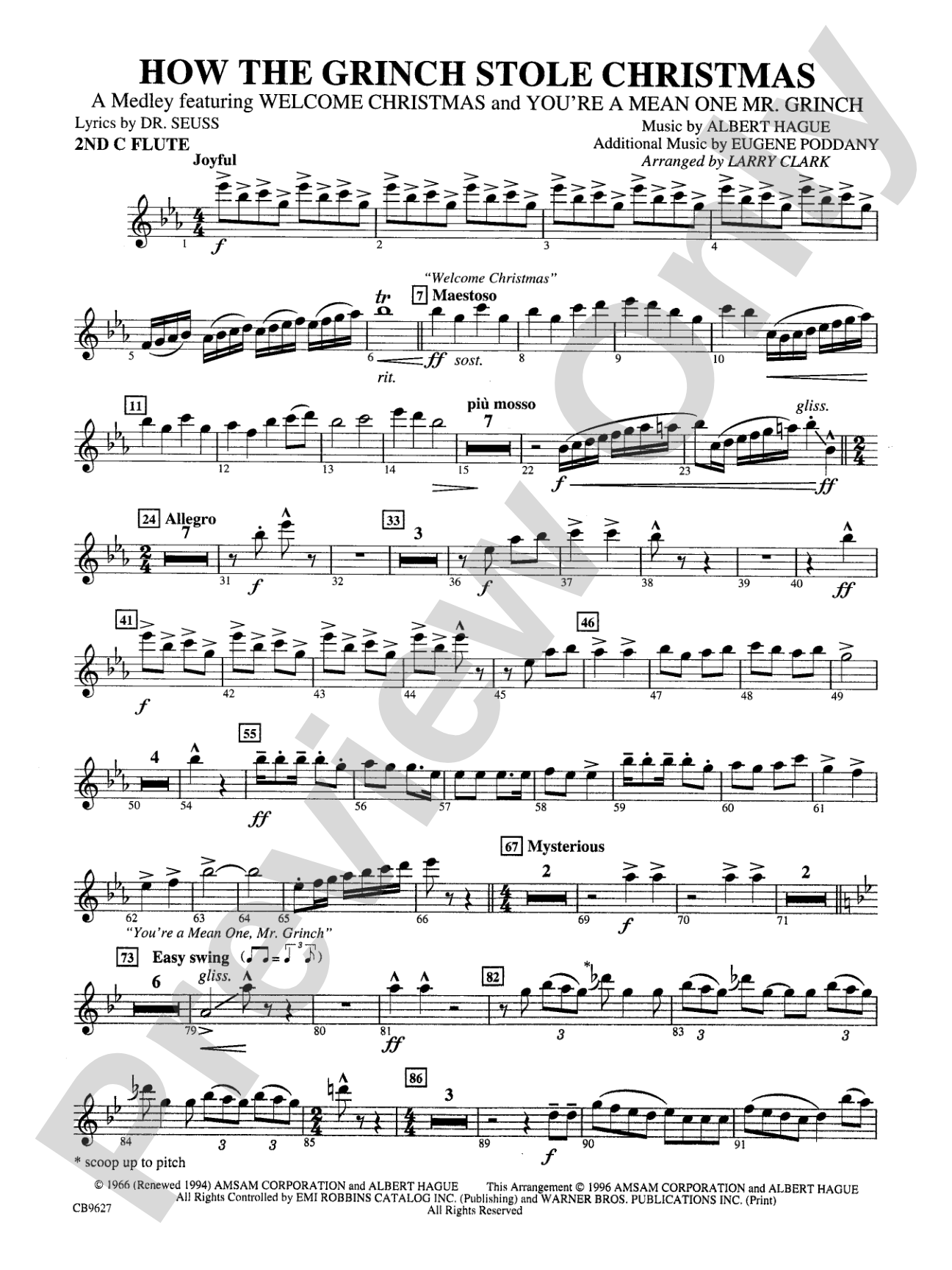 How the Grinch Stole Christmas: 2nd Flute