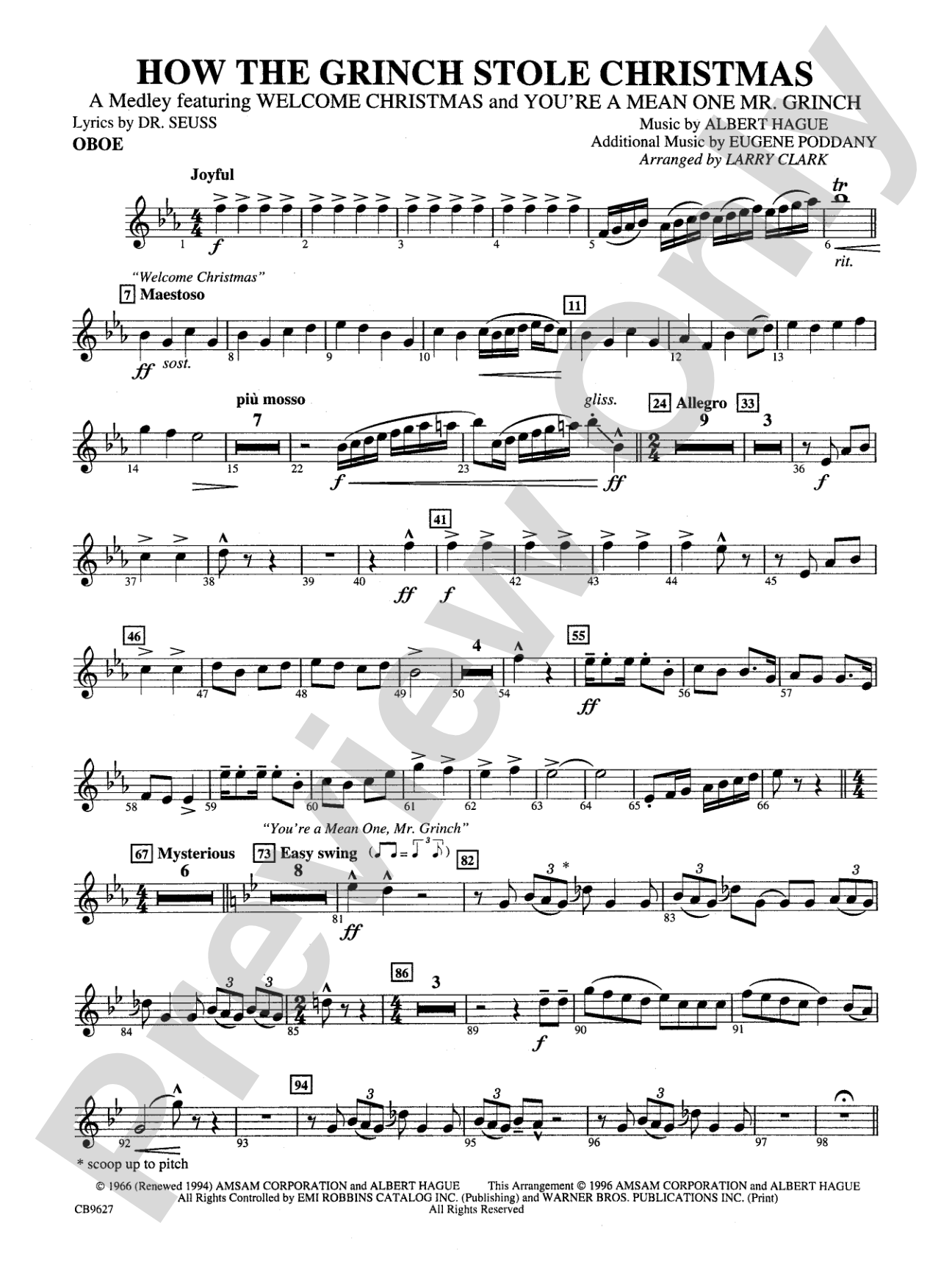 How the Grinch Stole Christmas: Oboe