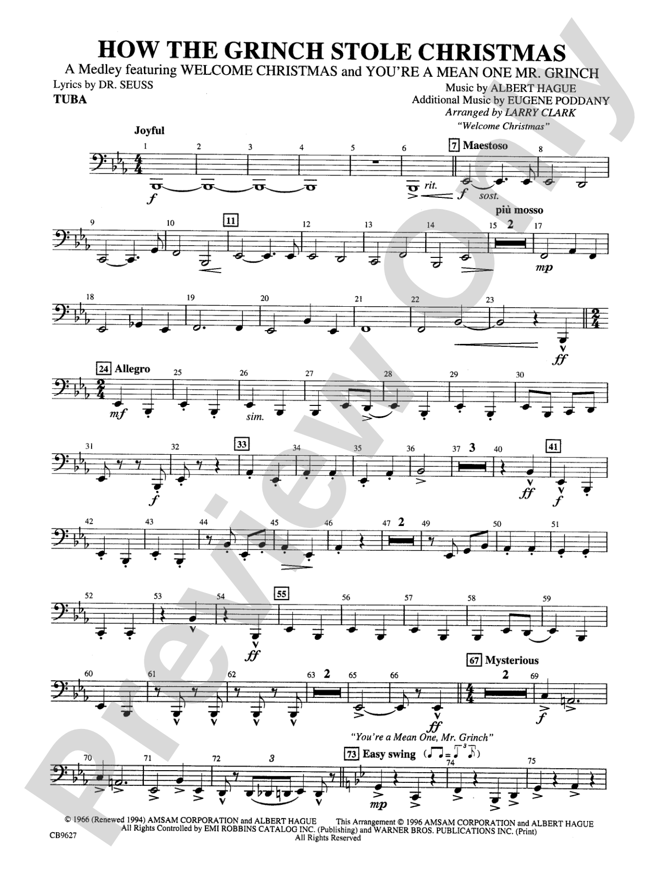 How the Grinch Stole Christmas: Tuba