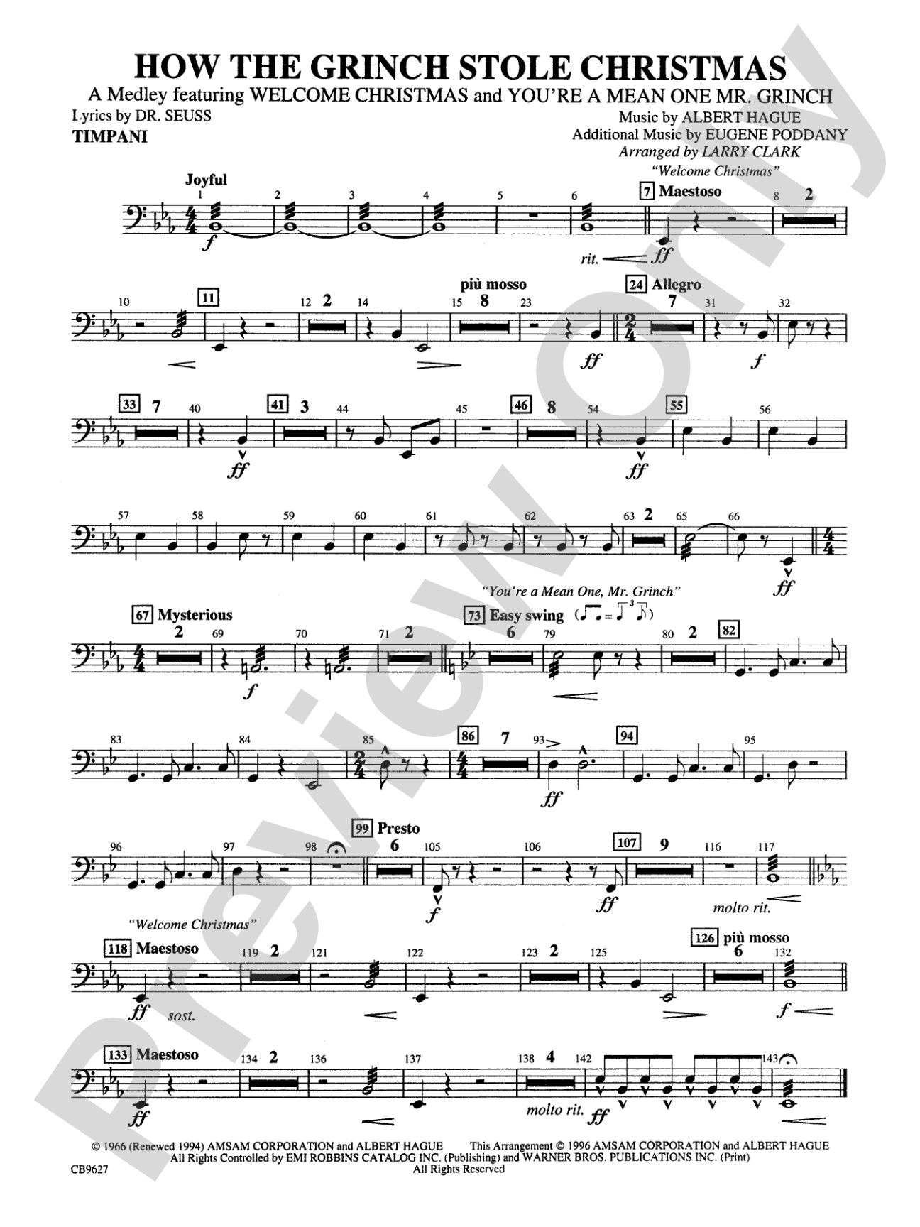 How the Grinch Stole Christmas: Timpani