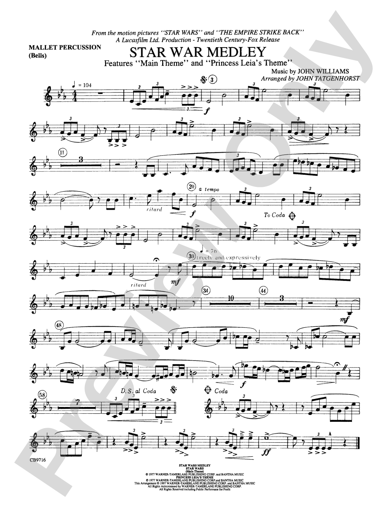 Star Wars® Medley: Mallets