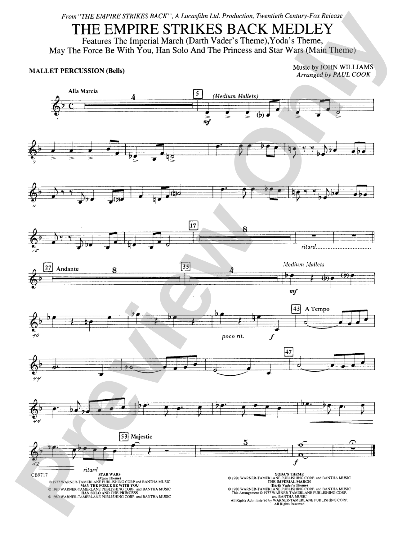 The Empire Strikes Back Medley: Mallets