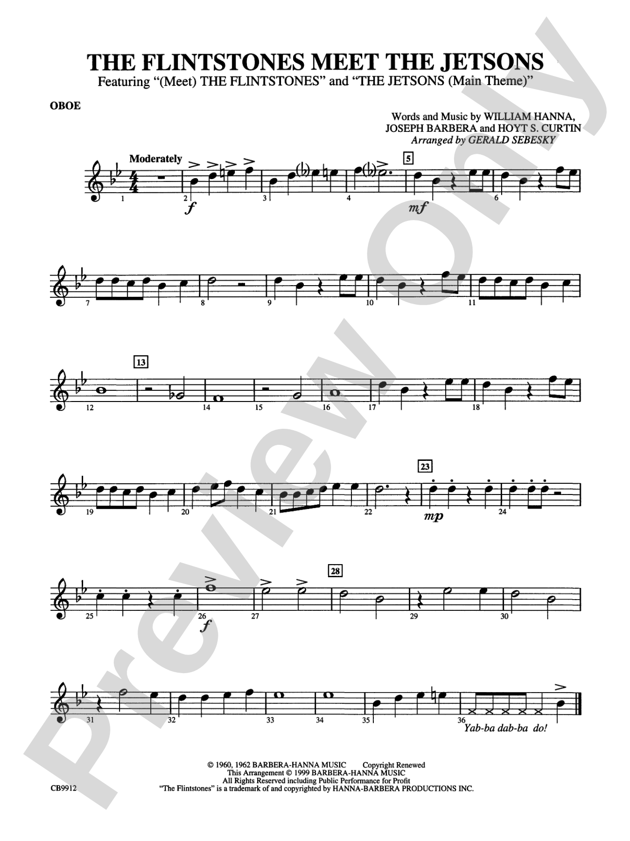 The Flintstones Meet the Jetsons: Oboe