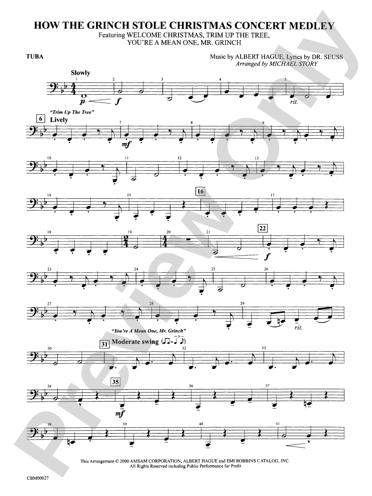 How the Grinch Stole Christmas: Tuba