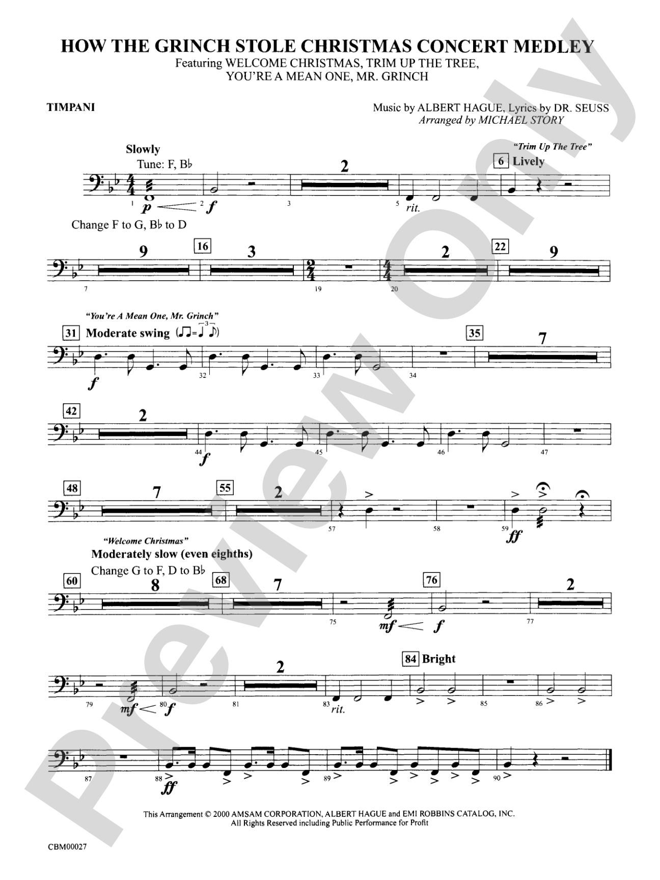 How the Grinch Stole Christmas: Timpani