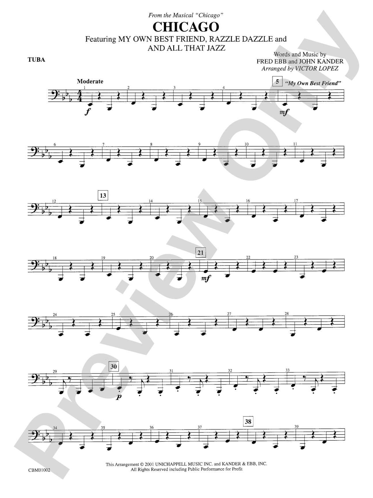 Chicago! (from the Musical Chicago!): Tuba