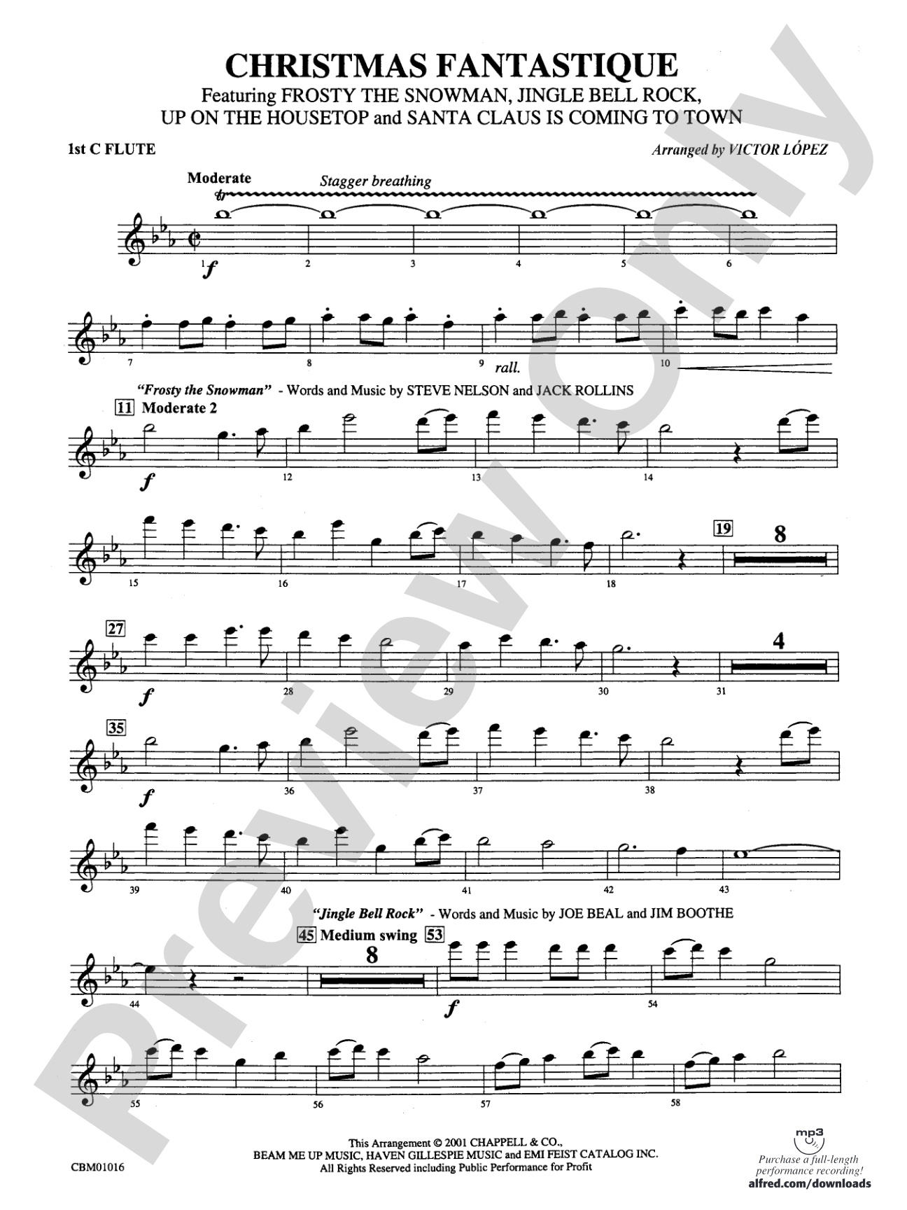 Christmas Fantastique (Medley): Flute