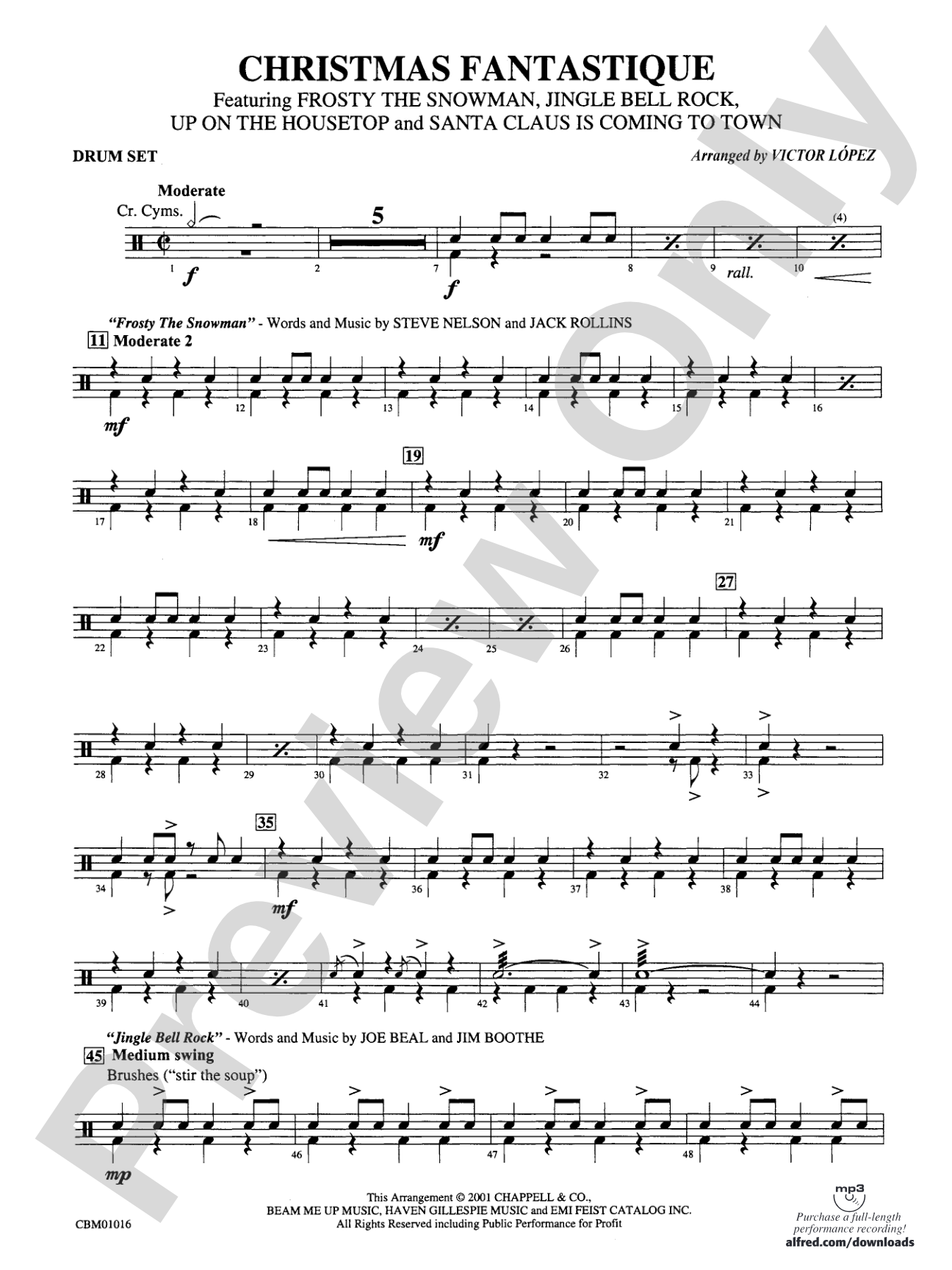 Christmas Fantastique (Medley): 3rd Percussion