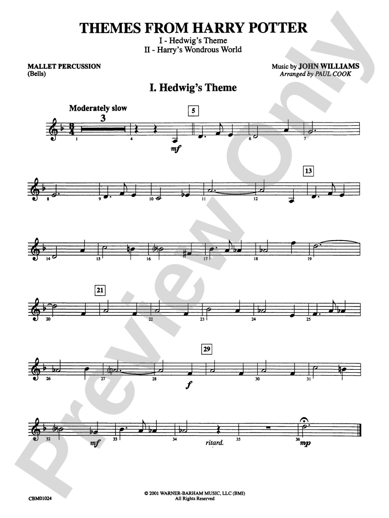 Harry Potter, Themes from: Mallets