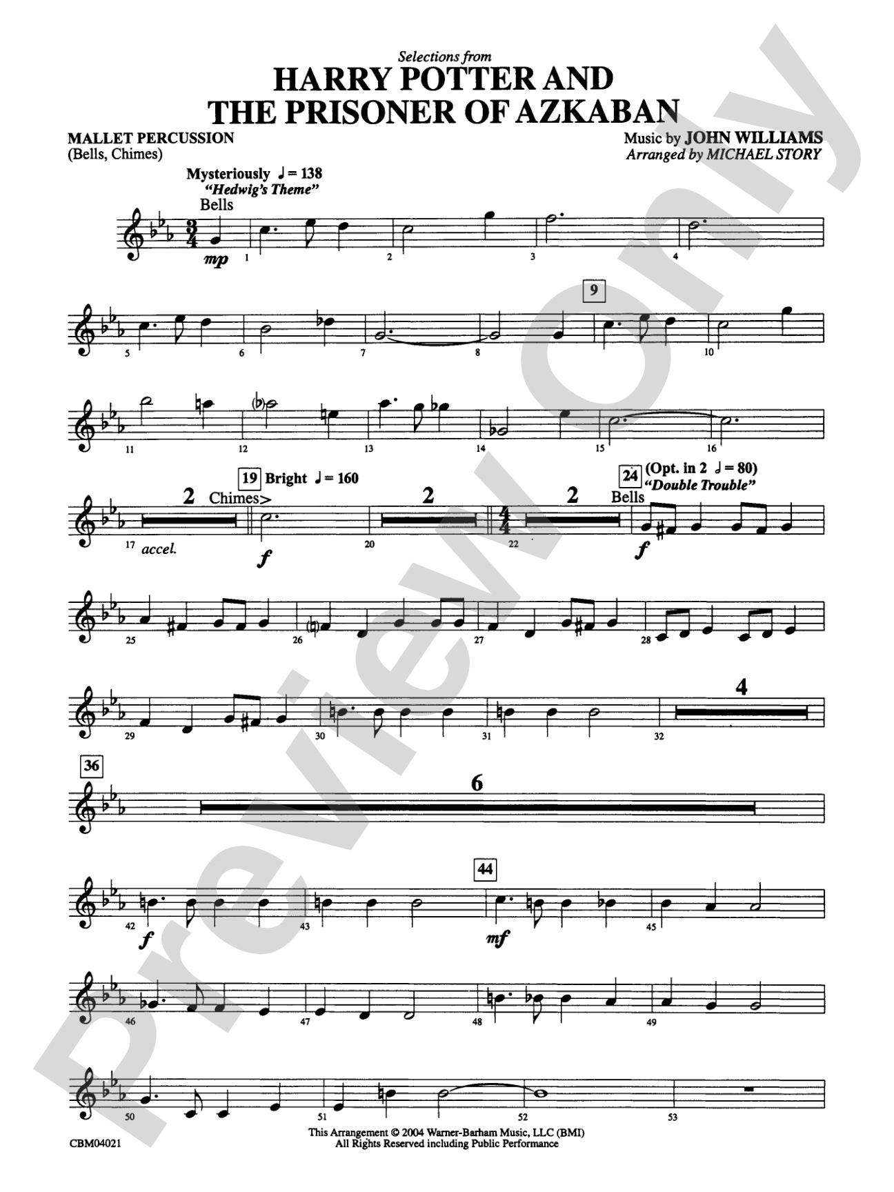 Harry Potter and the Prisoner of Azkaban, Selections from: Mallets