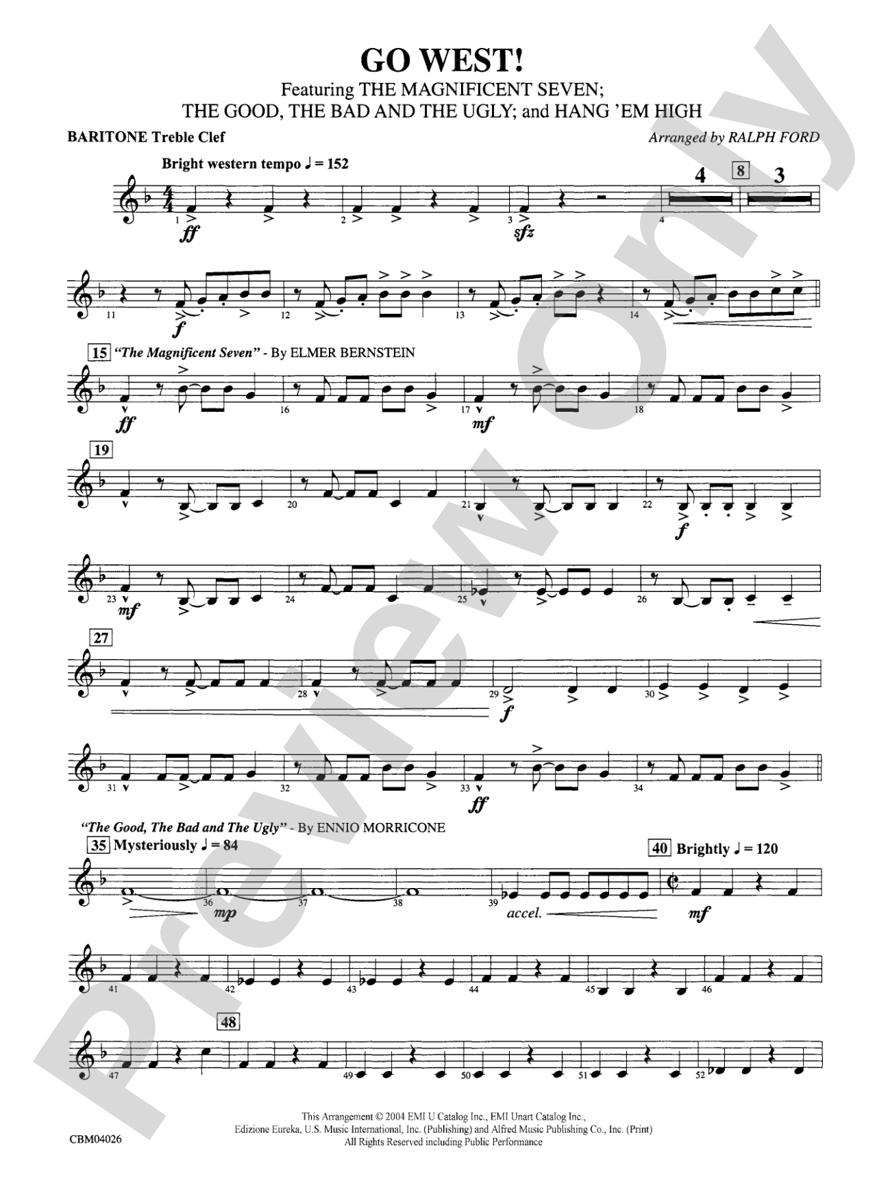Go West!: Baritone T.C.