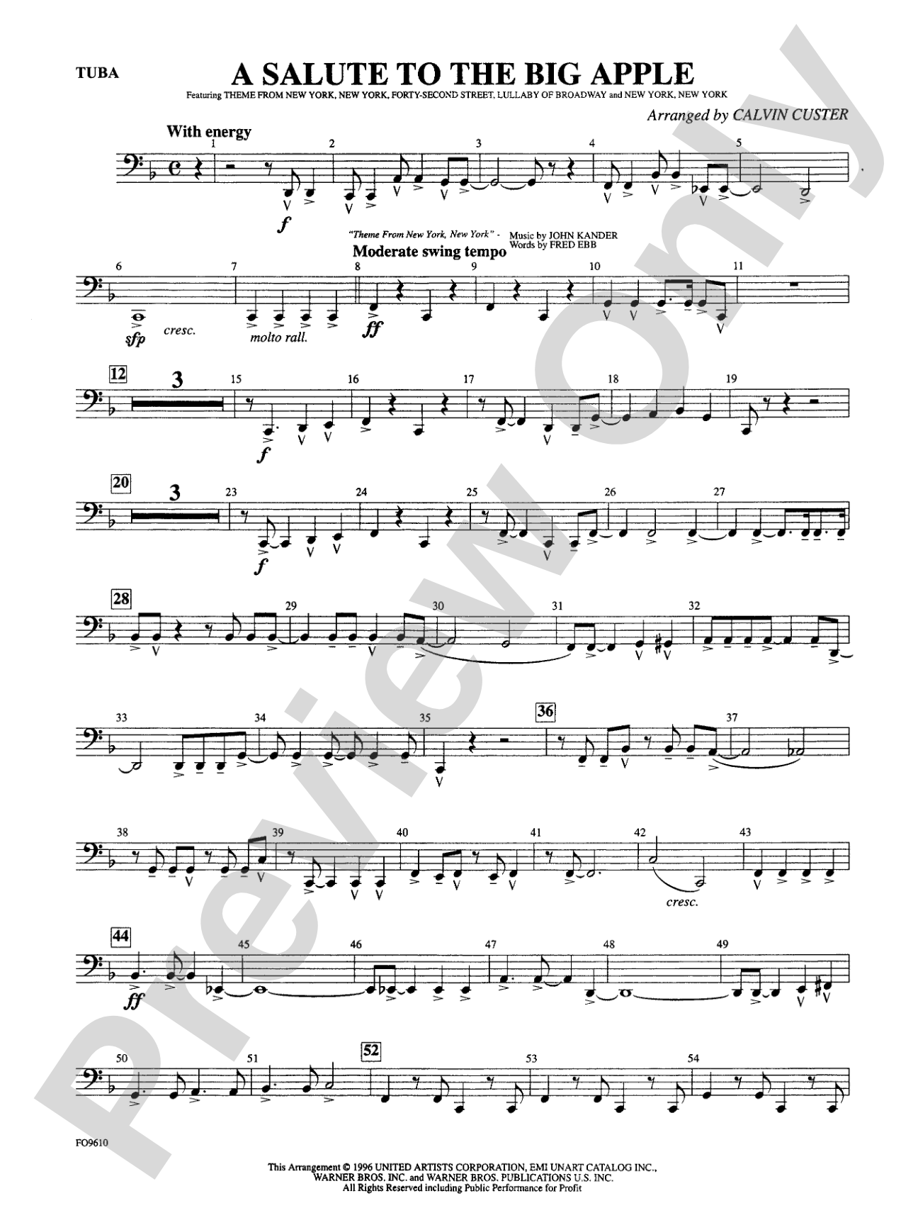 A Salute to the Big Apple: Tuba