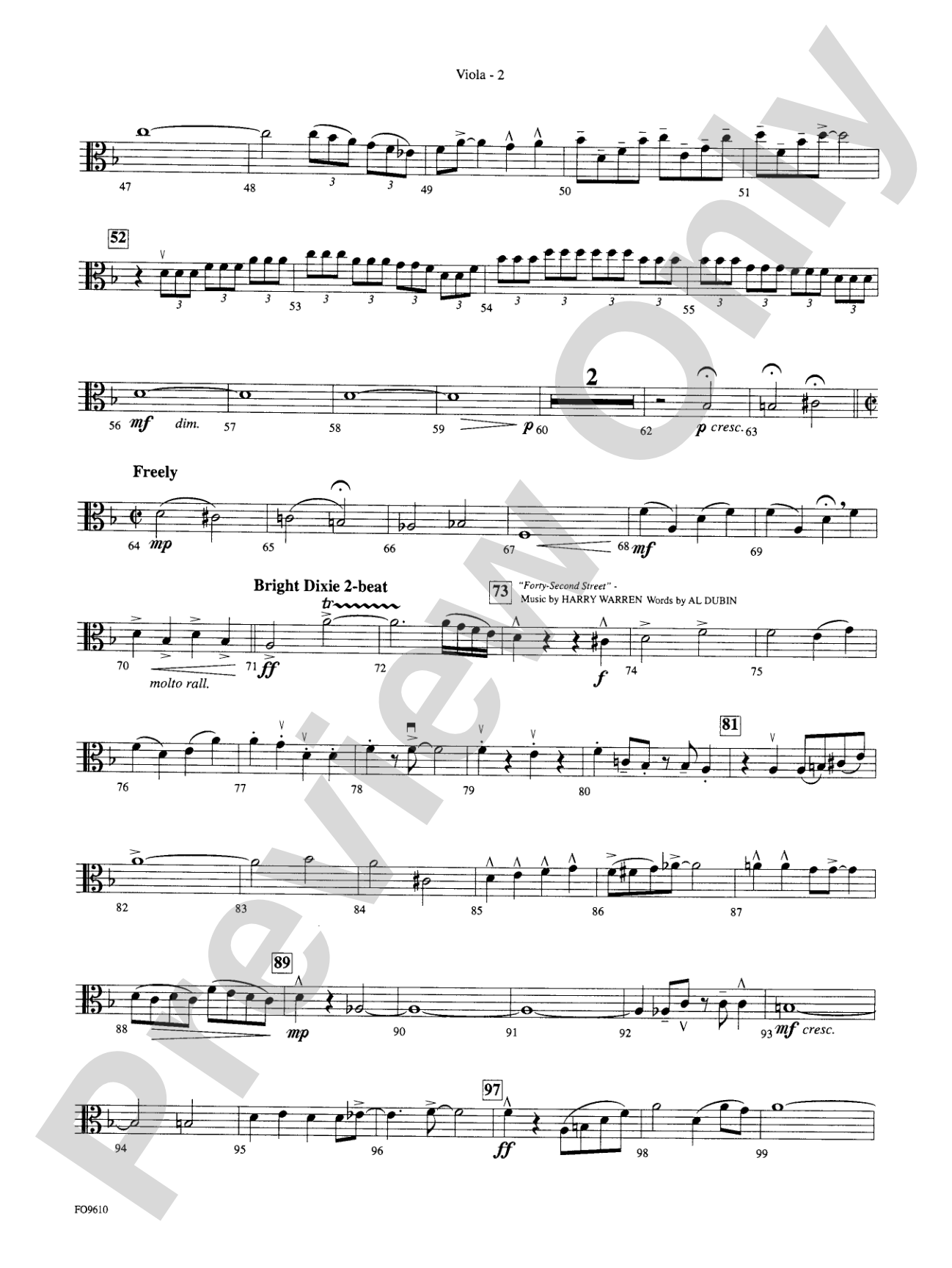 A Salute to the Big Apple: Viola