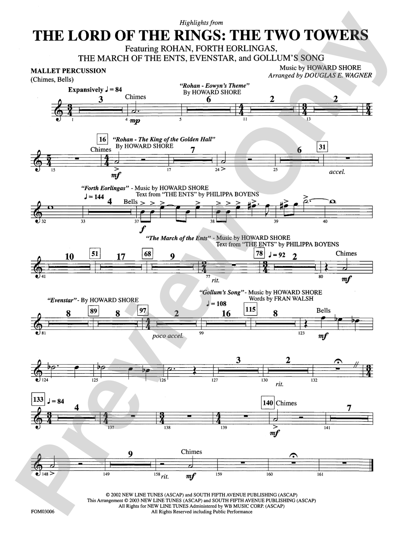 The Lord of the Rings: The Two Towers, Highlights from: Mallets