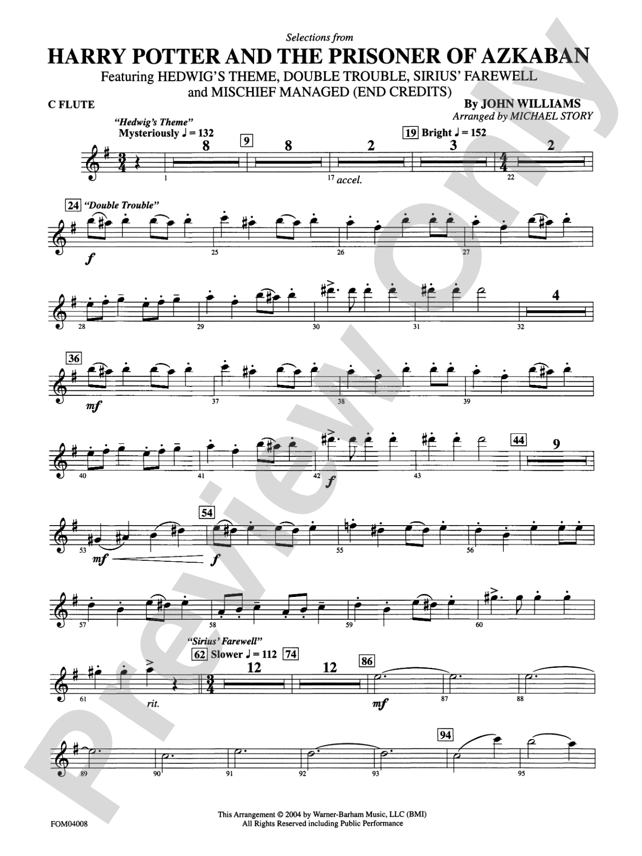 Harry Potter and the Prisoner of Azkaban: Flute