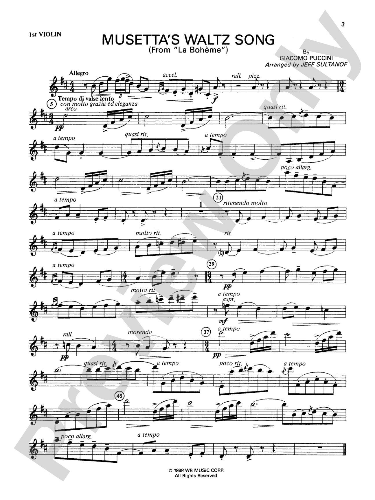 Great Classical Themes: 1st Violin