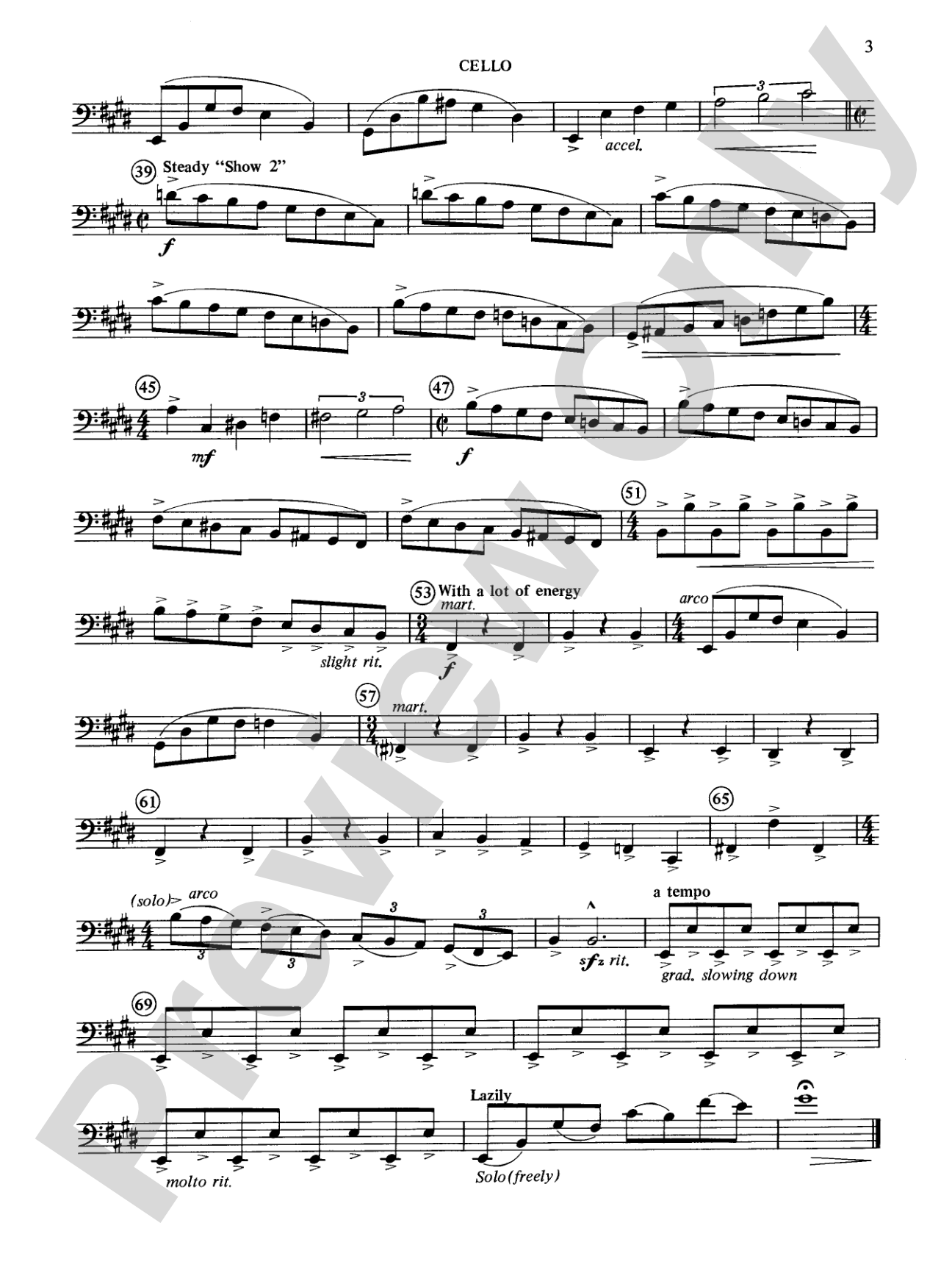 Cole Porter (Classic String Quartets): Cello