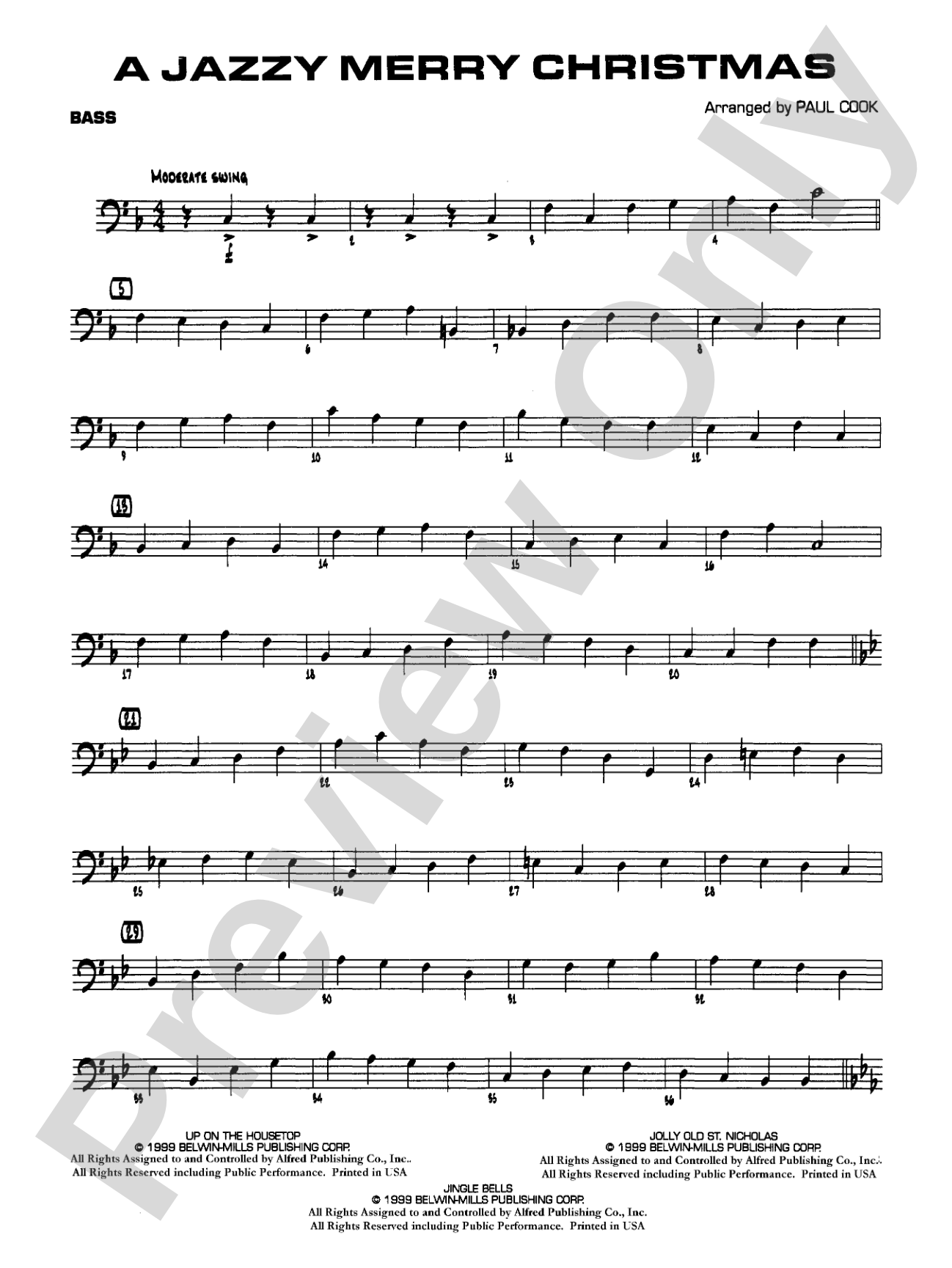 Jazzy Merry Christmas: String Bass