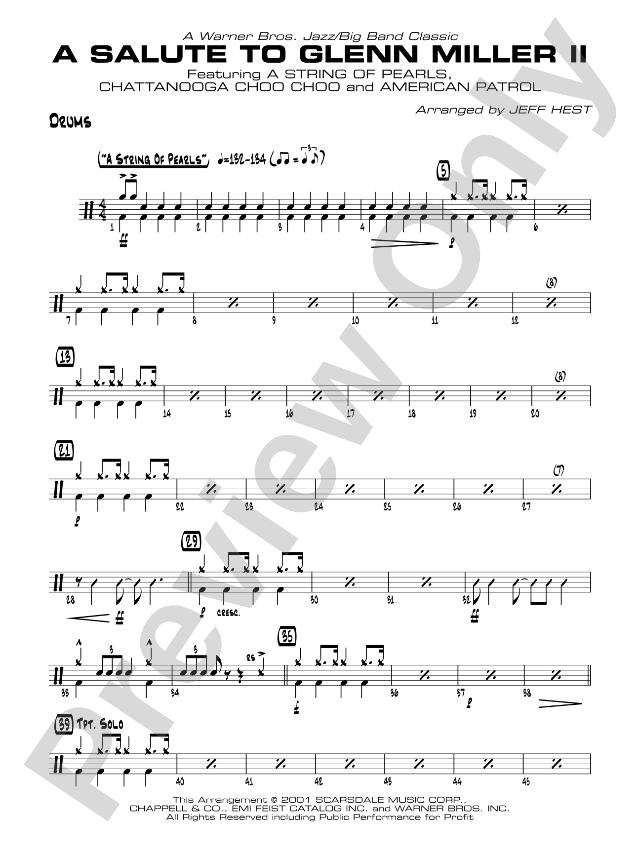 A Salute to Glenn Miller II: Drums