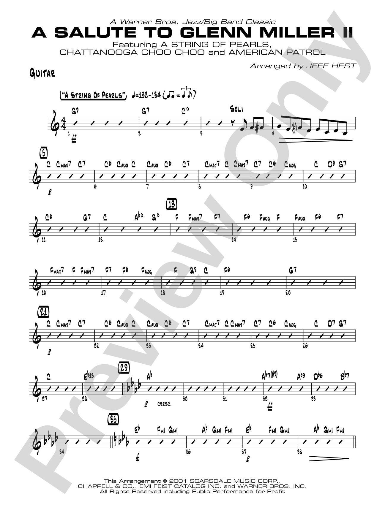 A Salute to Glenn Miller II: Guitar