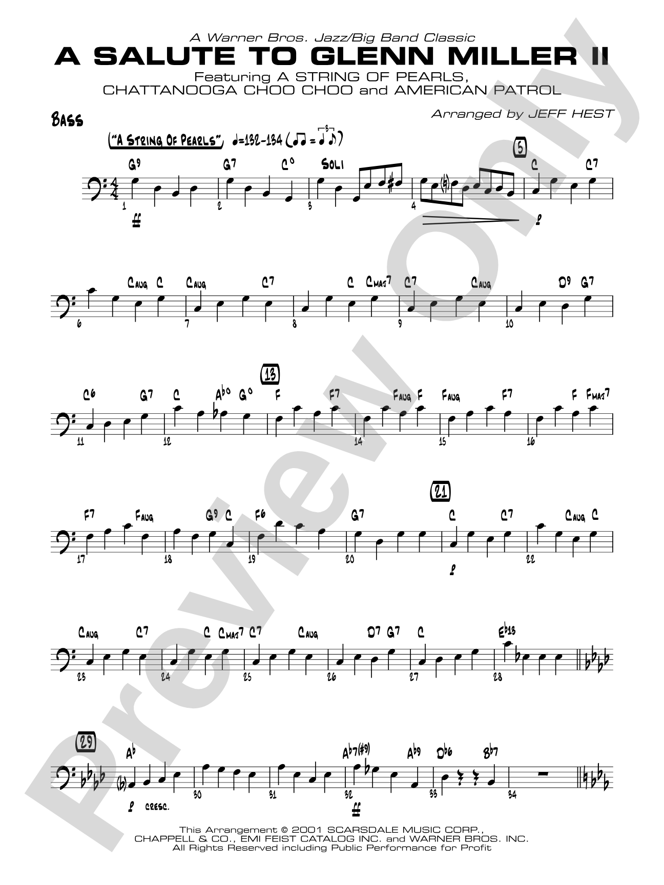 A Salute to Glenn Miller II: String Bass