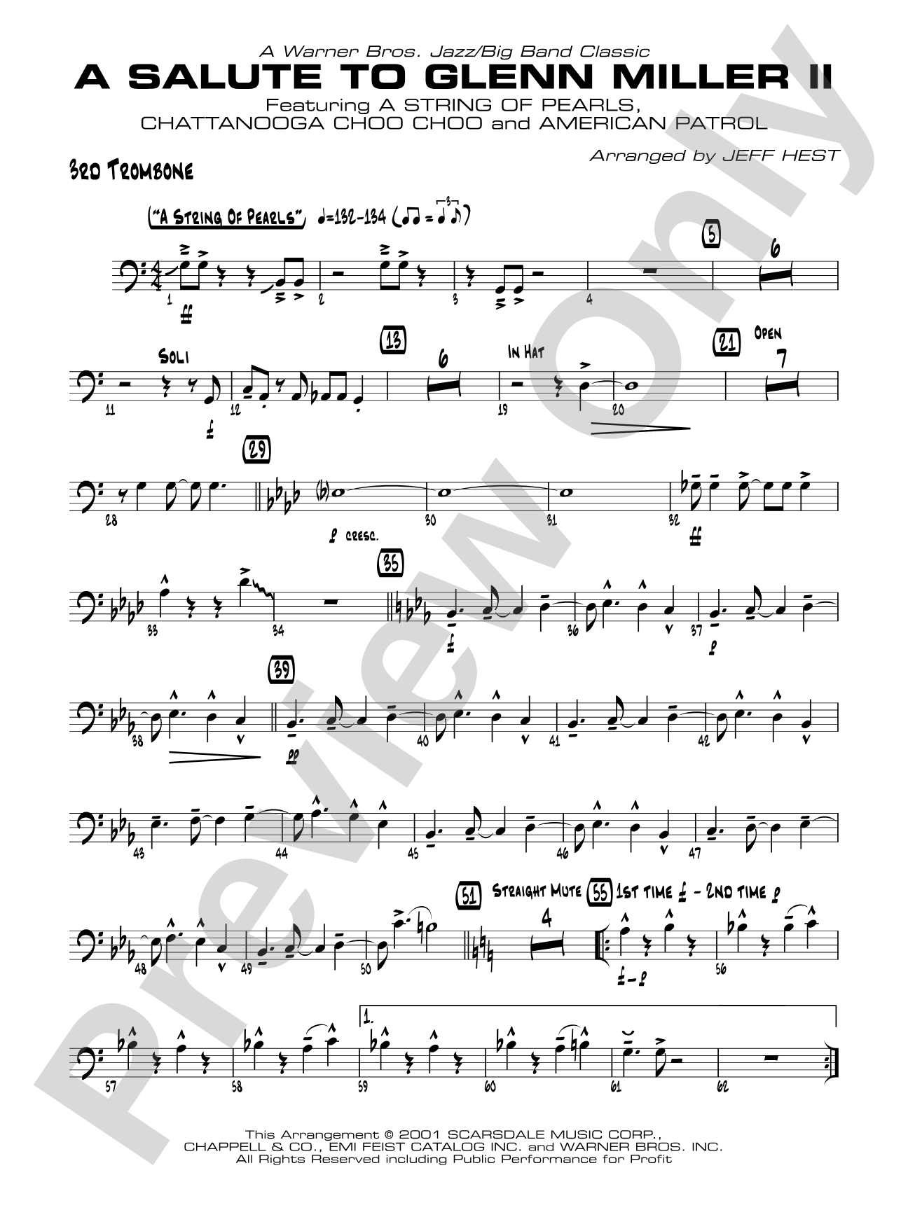 A Salute to Glenn Miller II: 3rd Trombone