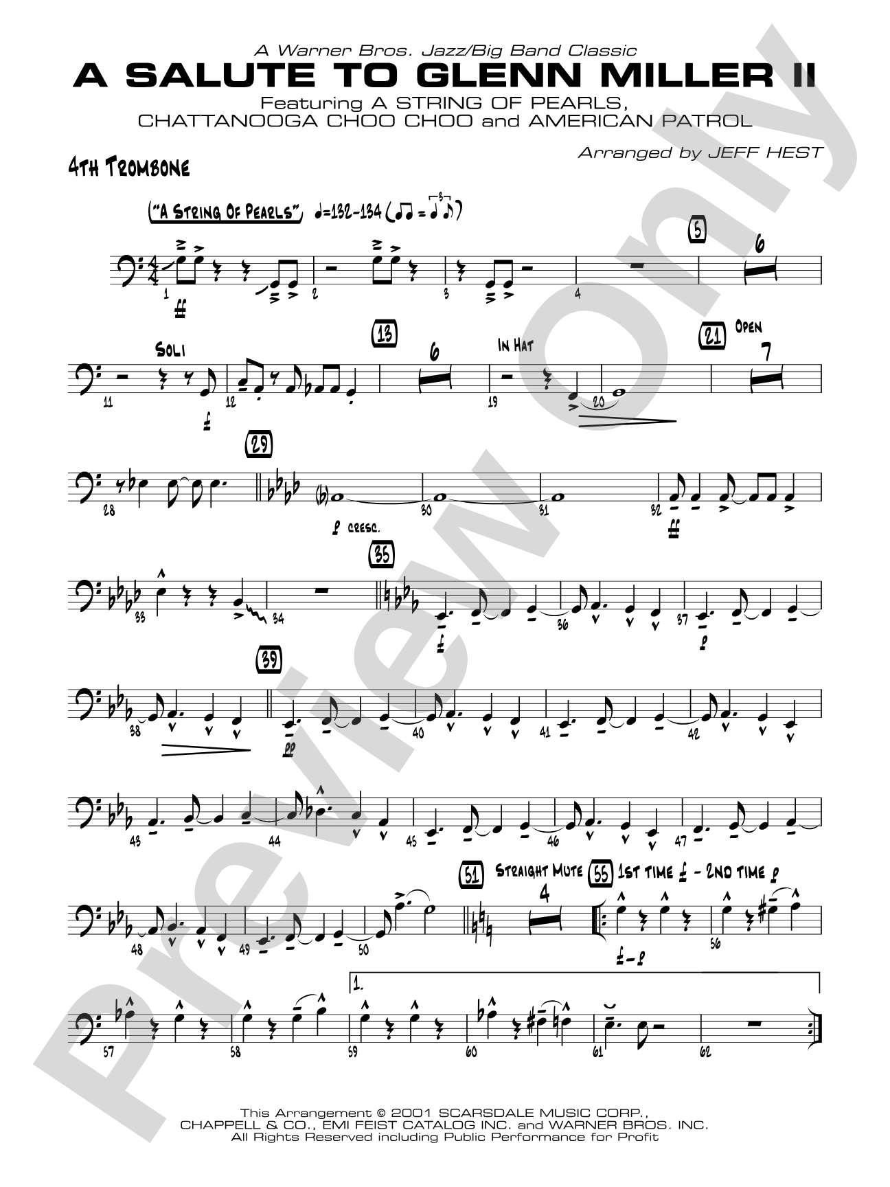A Salute to Glenn Miller II: 4th Trombone