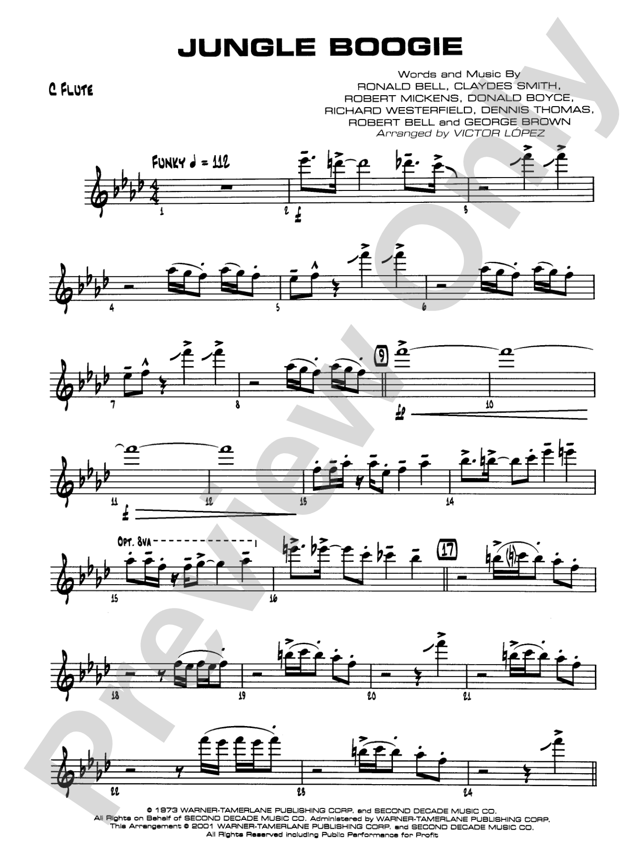 Jungle Boogie: Flute