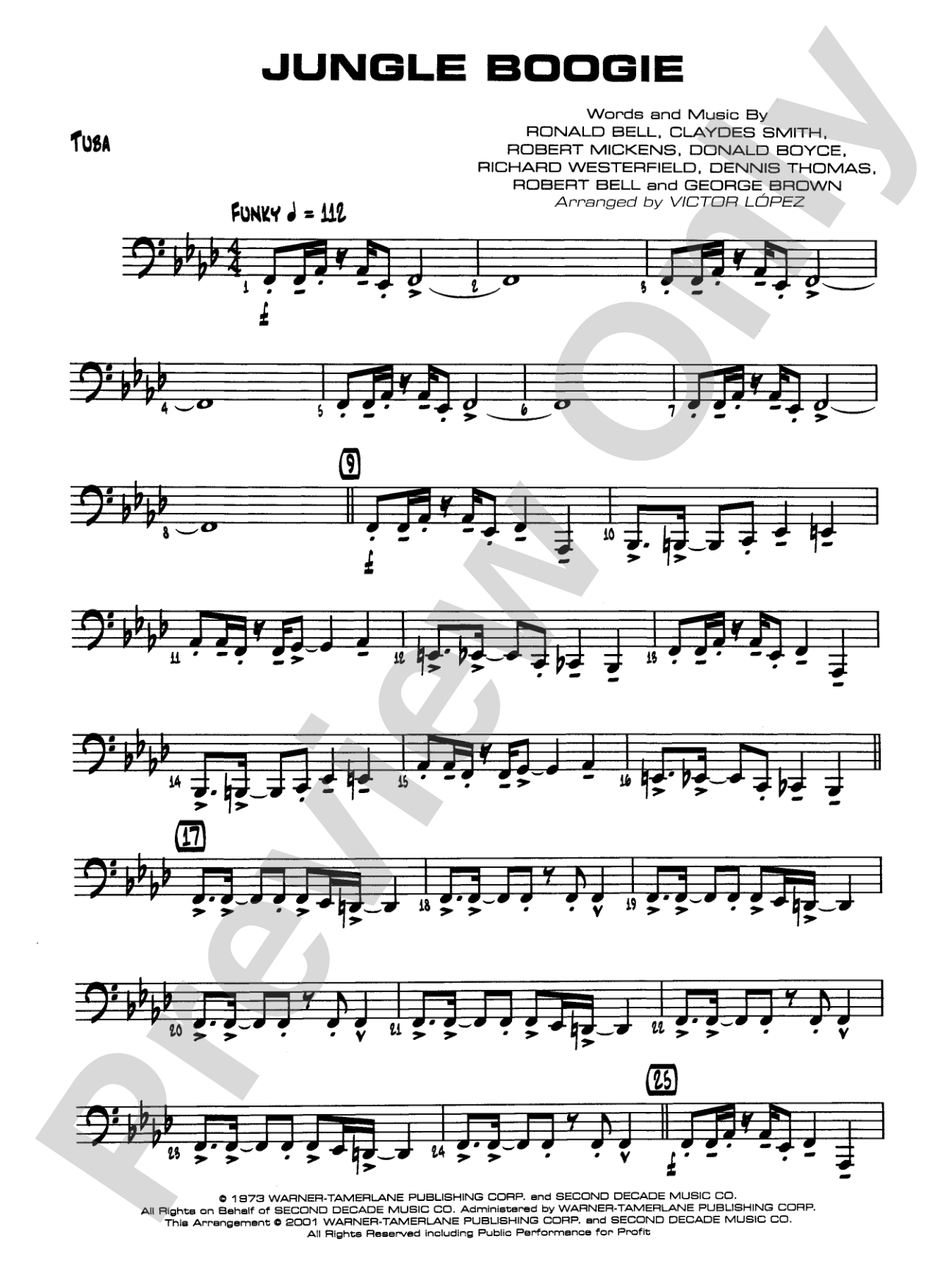 Jungle Boogie: Tuba