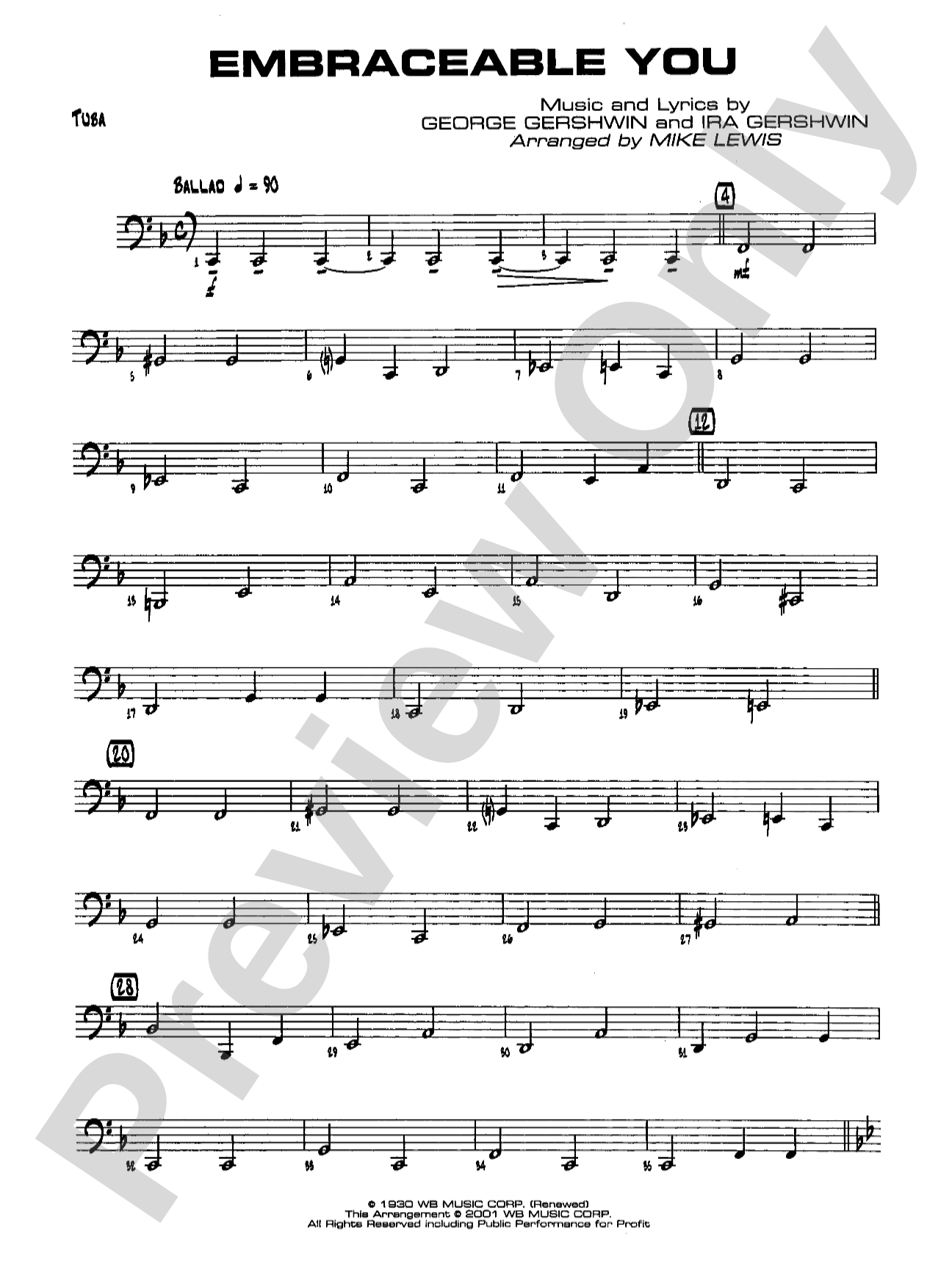 Embraceable You: Tuba