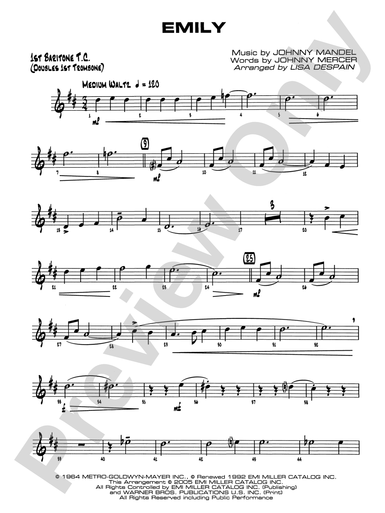 Emily: Baritone T.C.